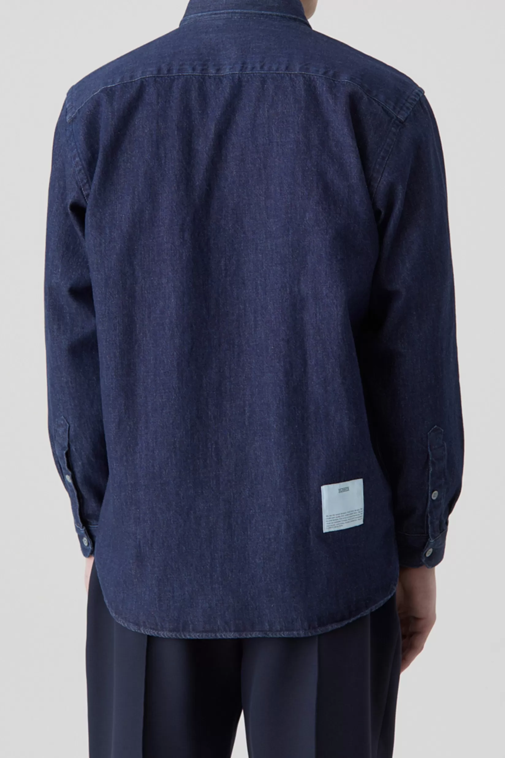 Best CLOSED A Better Blue Organic Denim Shirt Dark Blue