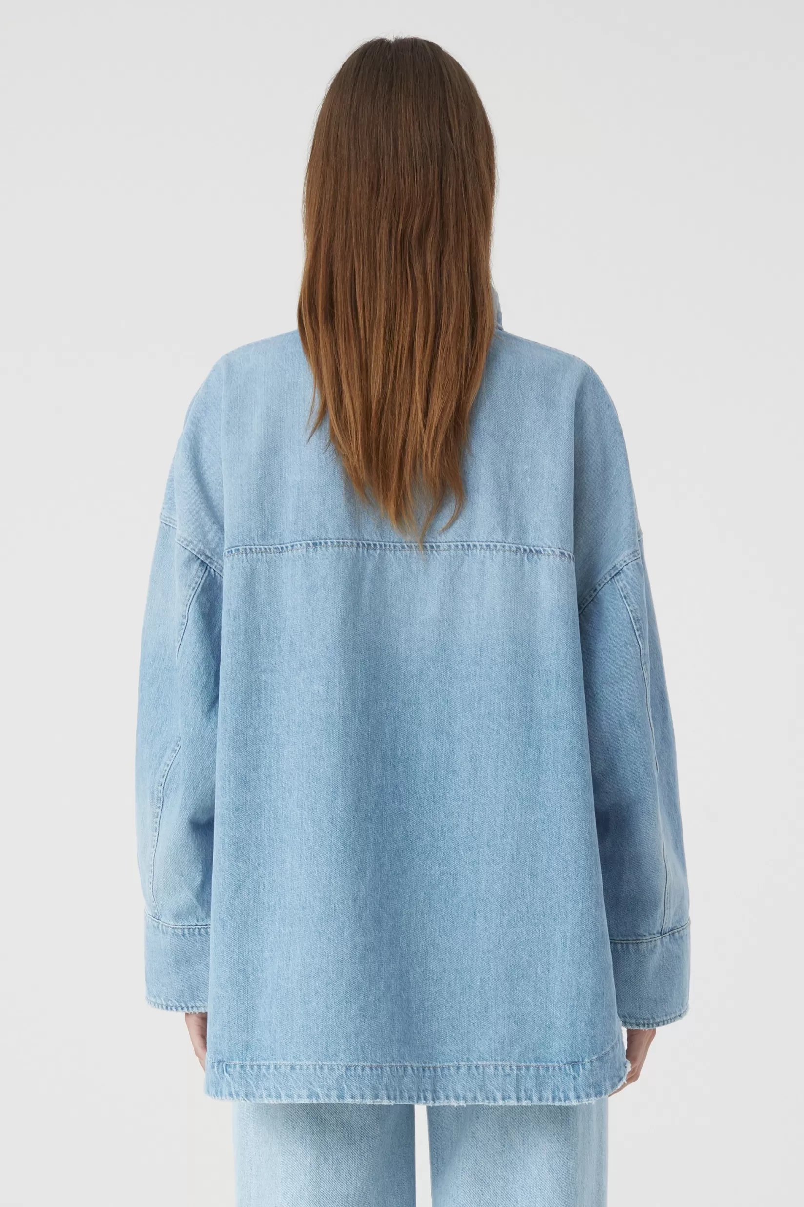 Discount CLOSED A Better Blue Overshirt Light Blue