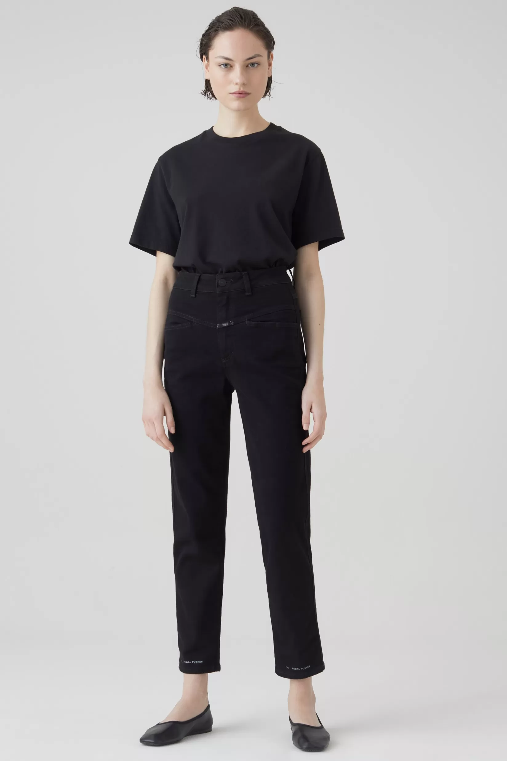 Online CLOSED A Better Blue Pedal Pusher Black