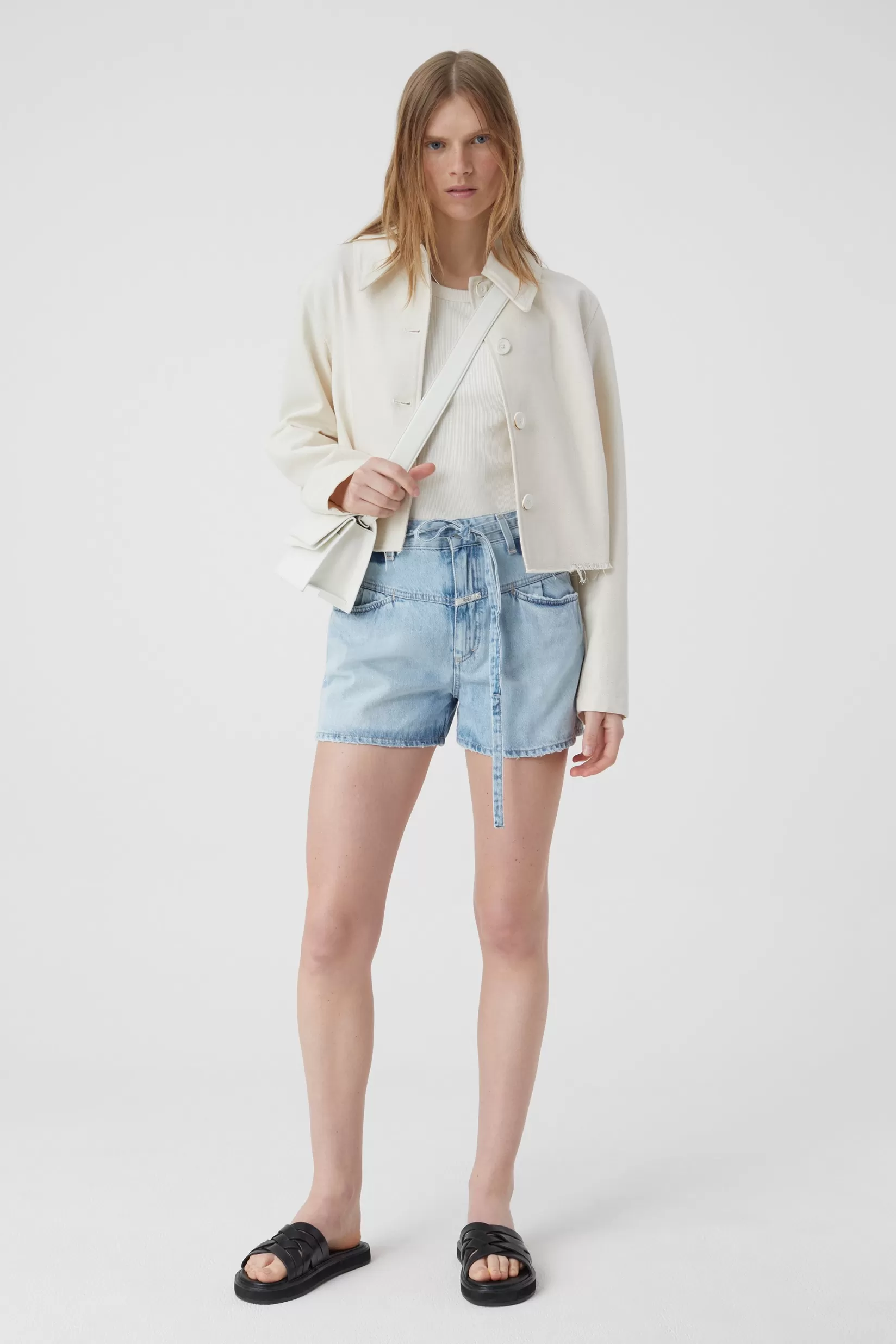 Shop CLOSED A Better Blue Shorts Light Blue