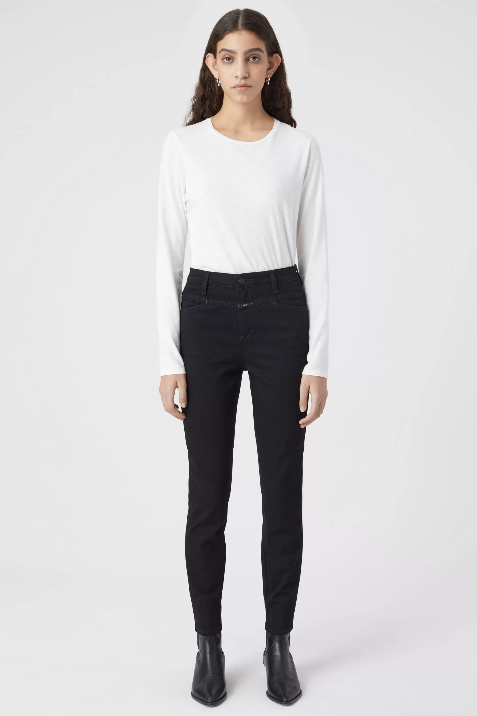 Online CLOSED A Better Blue Skinny Pusher Black