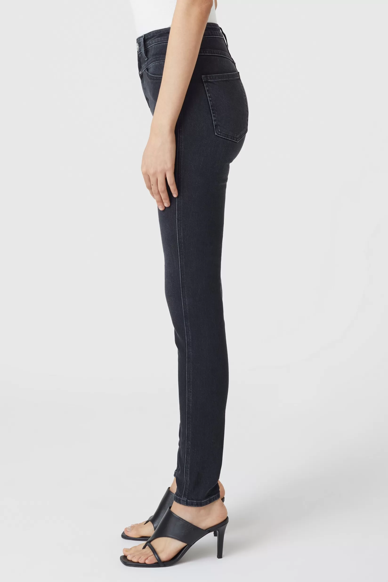 Flash Sale CLOSED A Better Blue Skinny Pusher Long Dark Grey