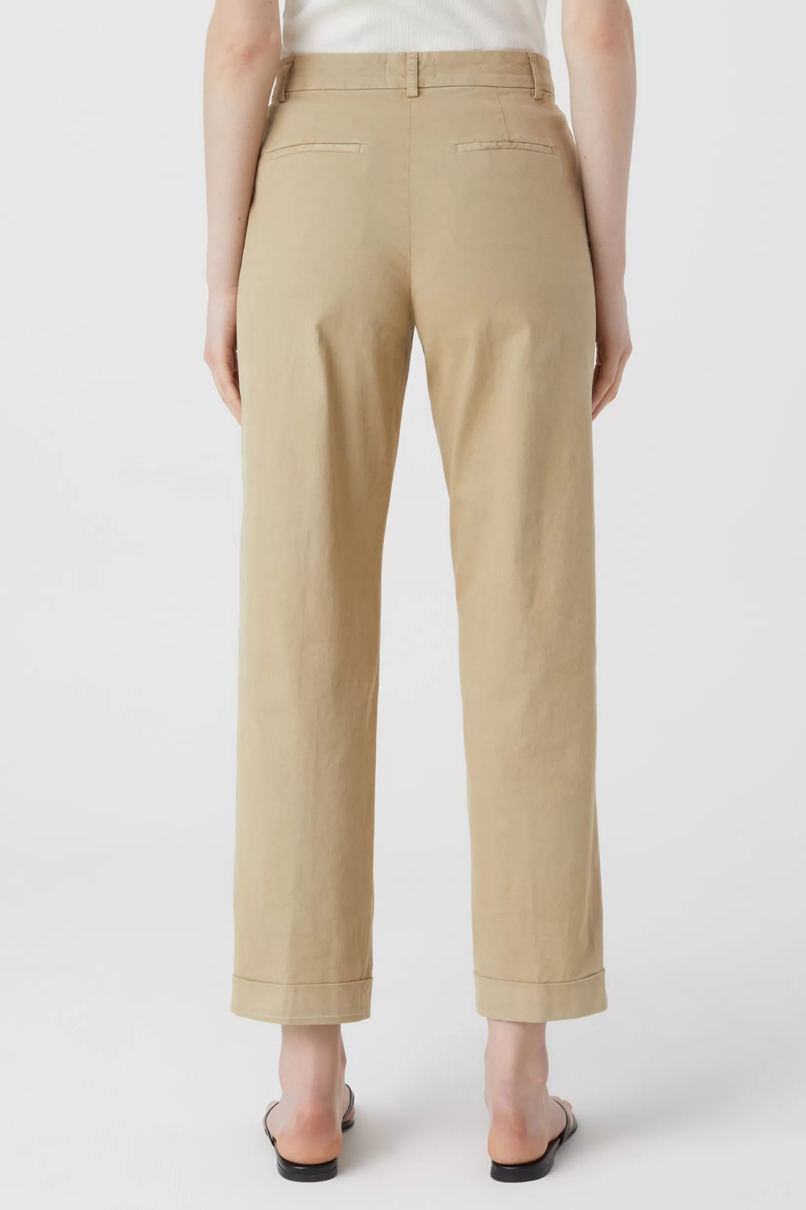 Outlet CLOSED Auckley Organic Cotton Pants Reed Beige