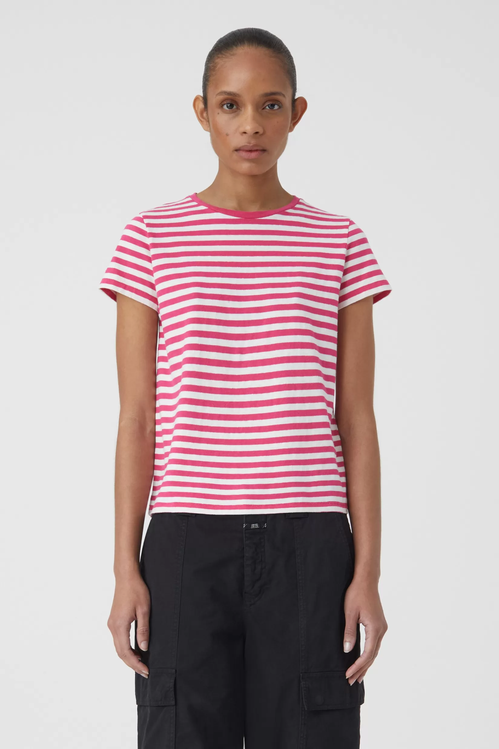 New CLOSED Basic T-Shirt Aus Baumwolle Rasperry Pink
