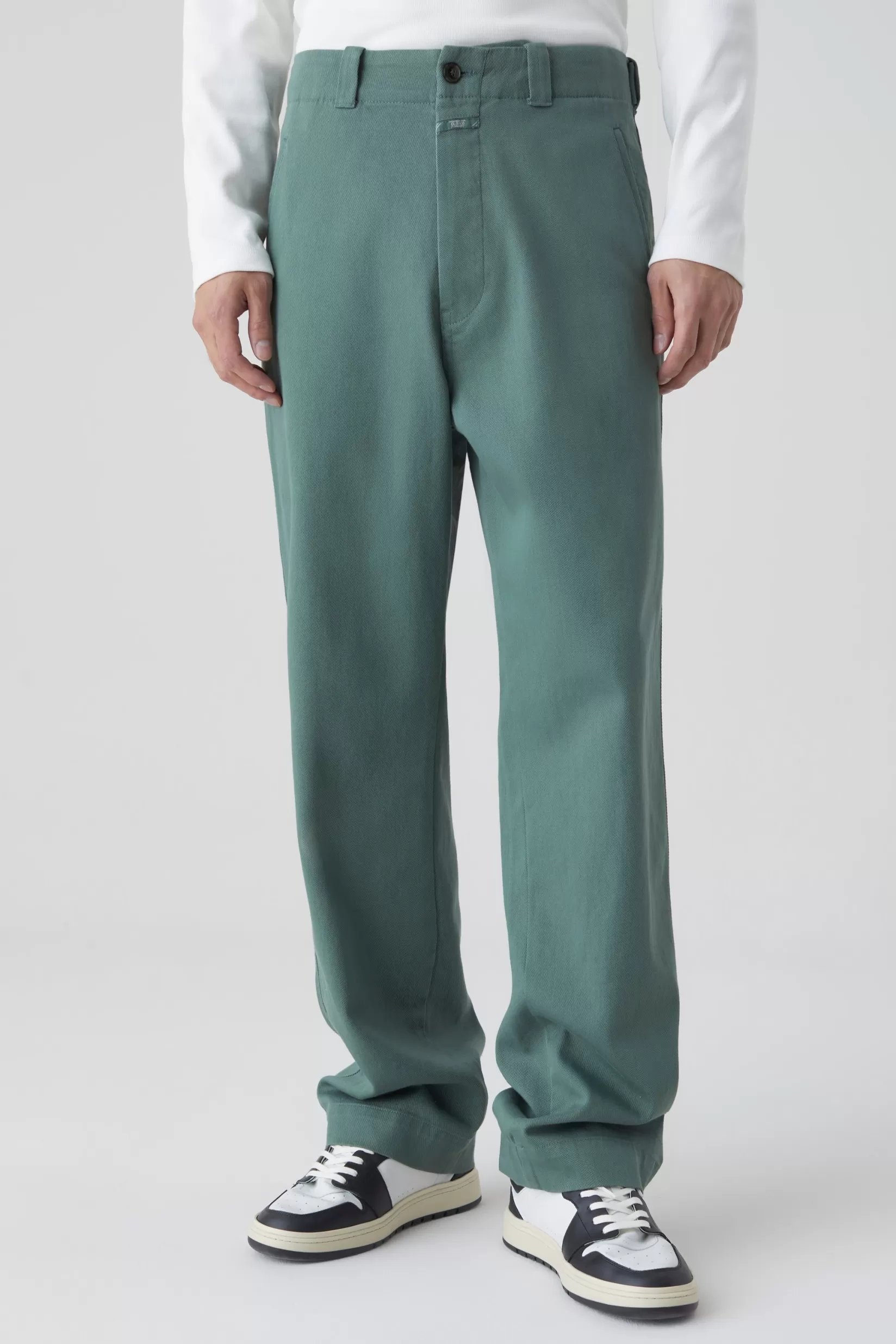 New CLOSED Belfast Wide Pants Dark Jade