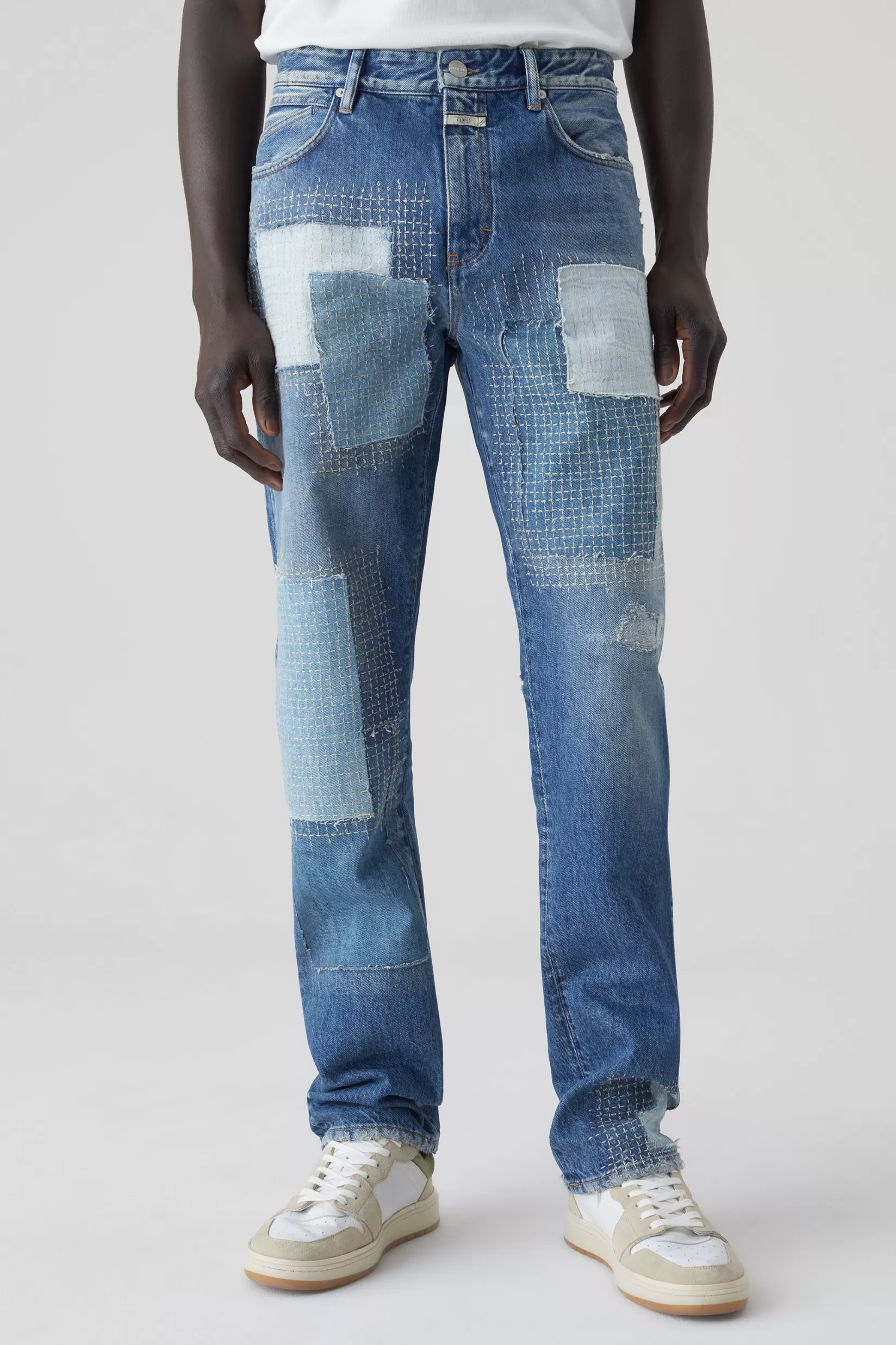 Cheap CLOSED Bogus Straight Jeans Mid Blue