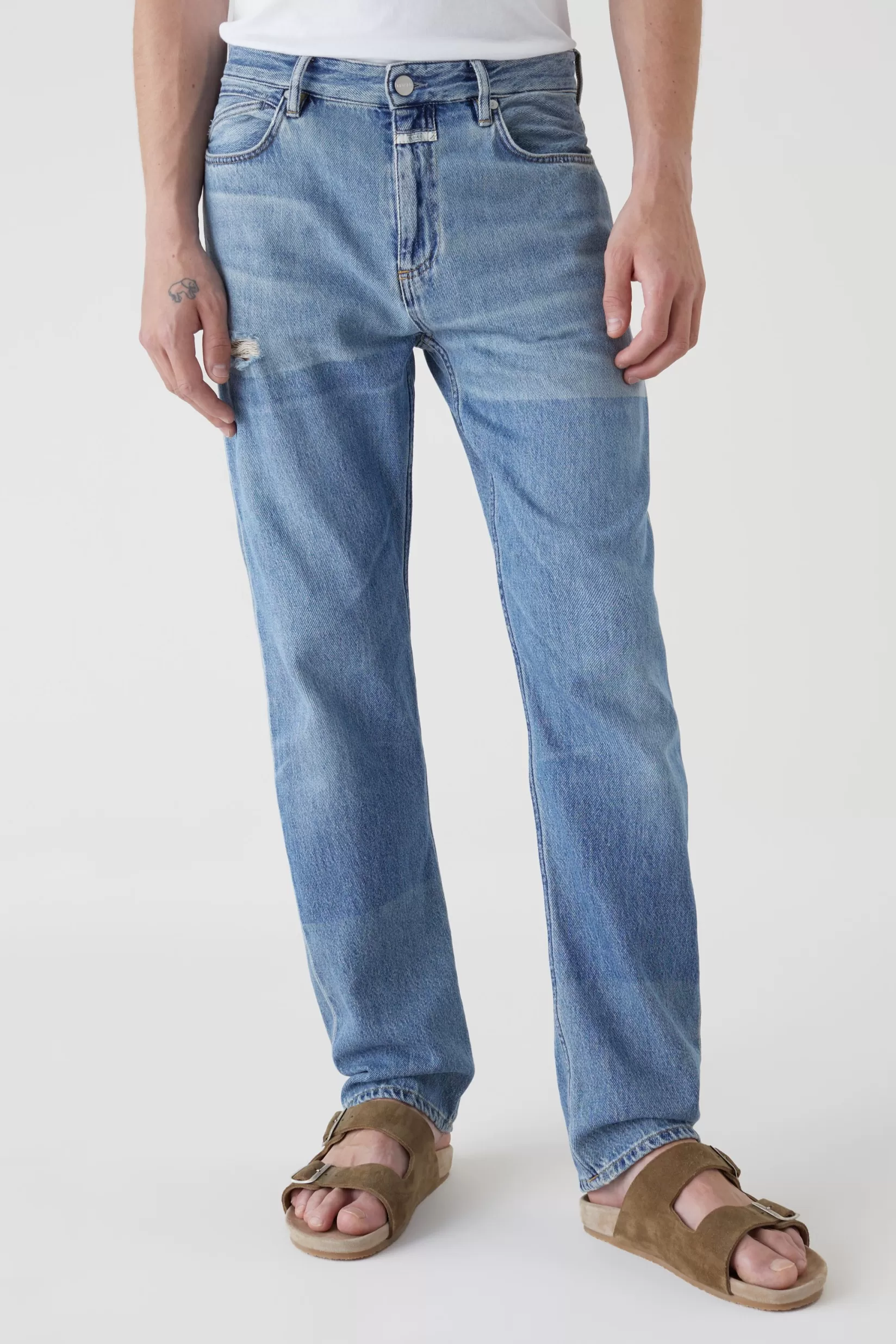 Discount CLOSED Bogus Straight Pants Light Blue
