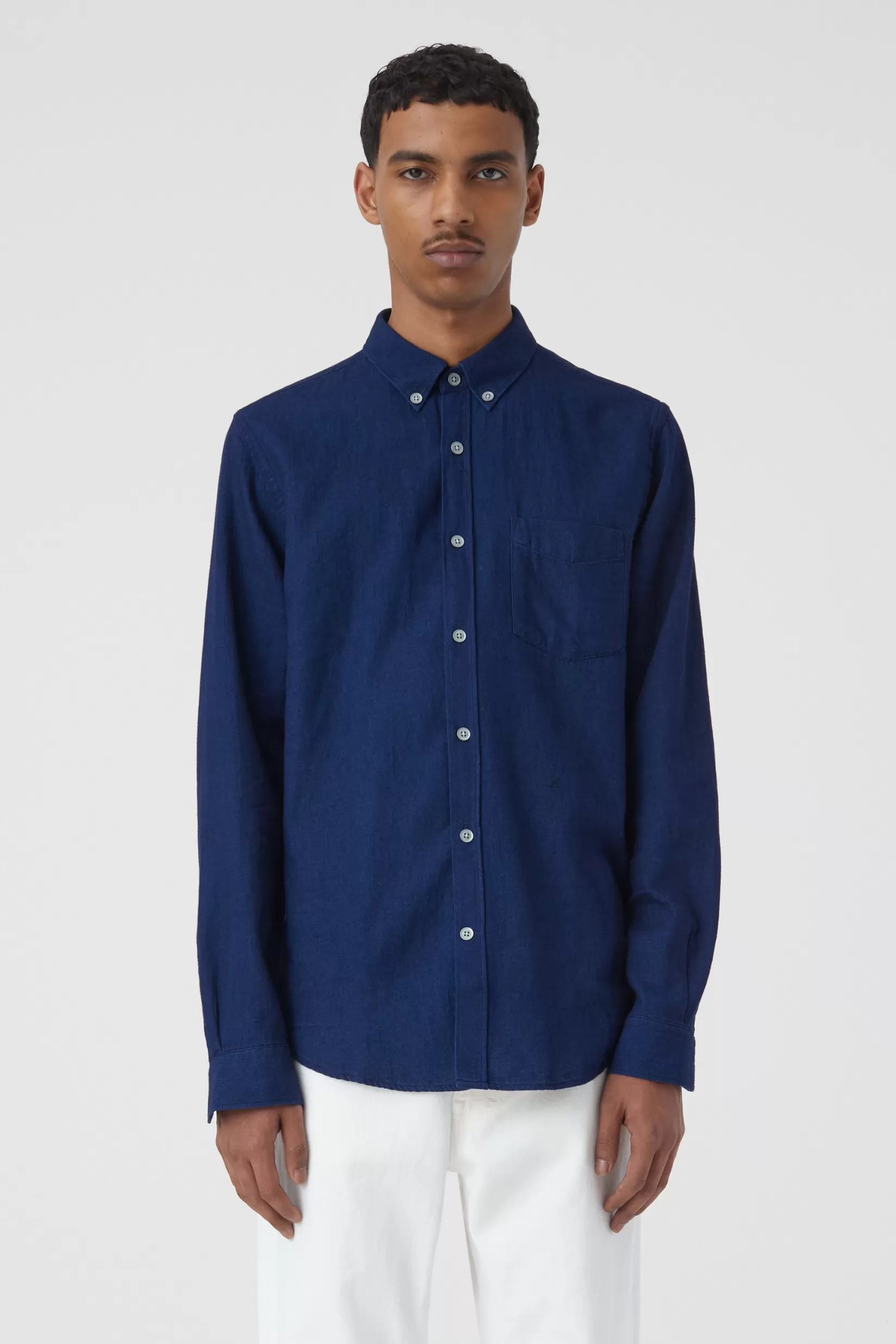 Hot CLOSED Button Down Shirt Dark Blue