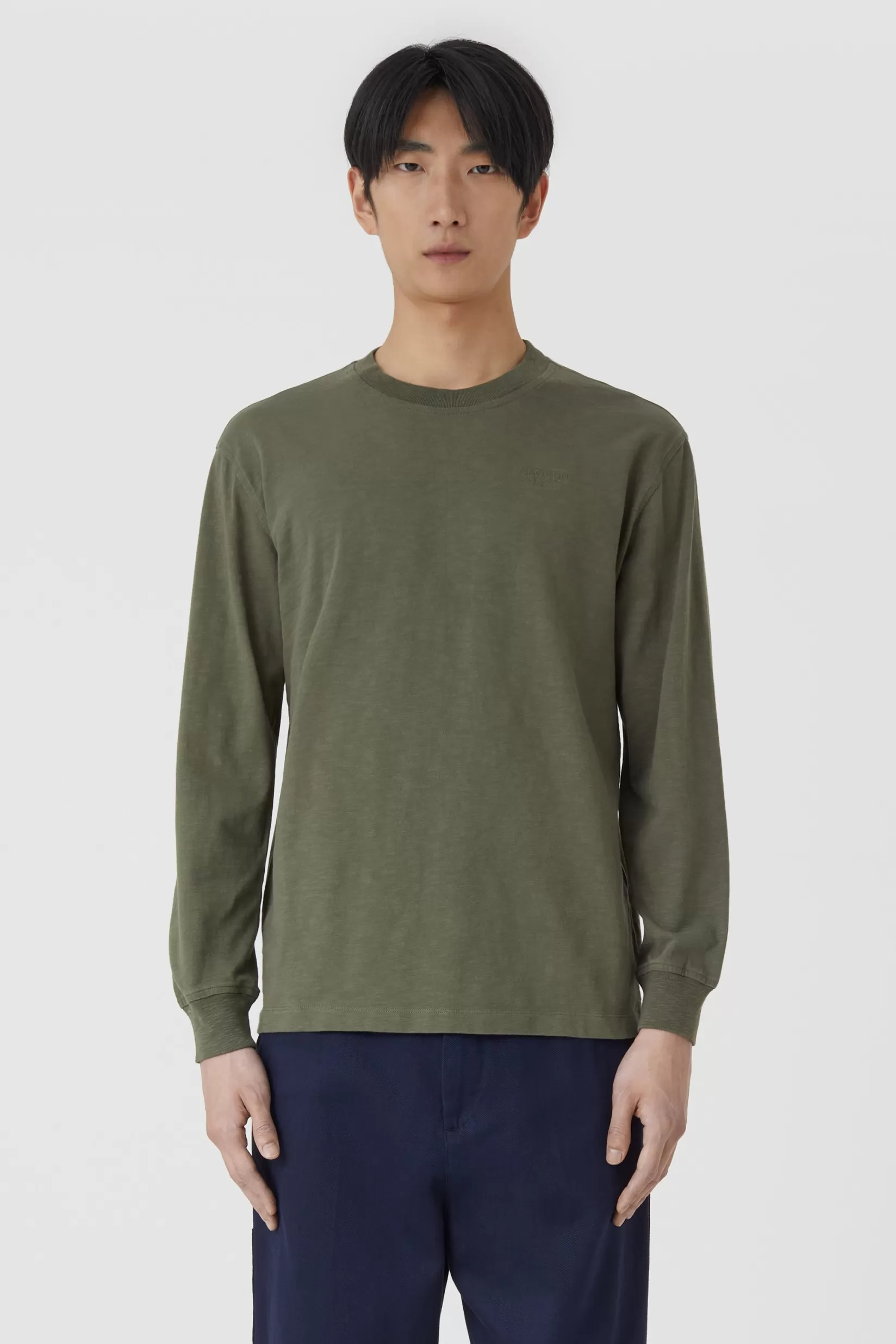 Cheap CLOSED 24/7 Longsleeve Chard Green