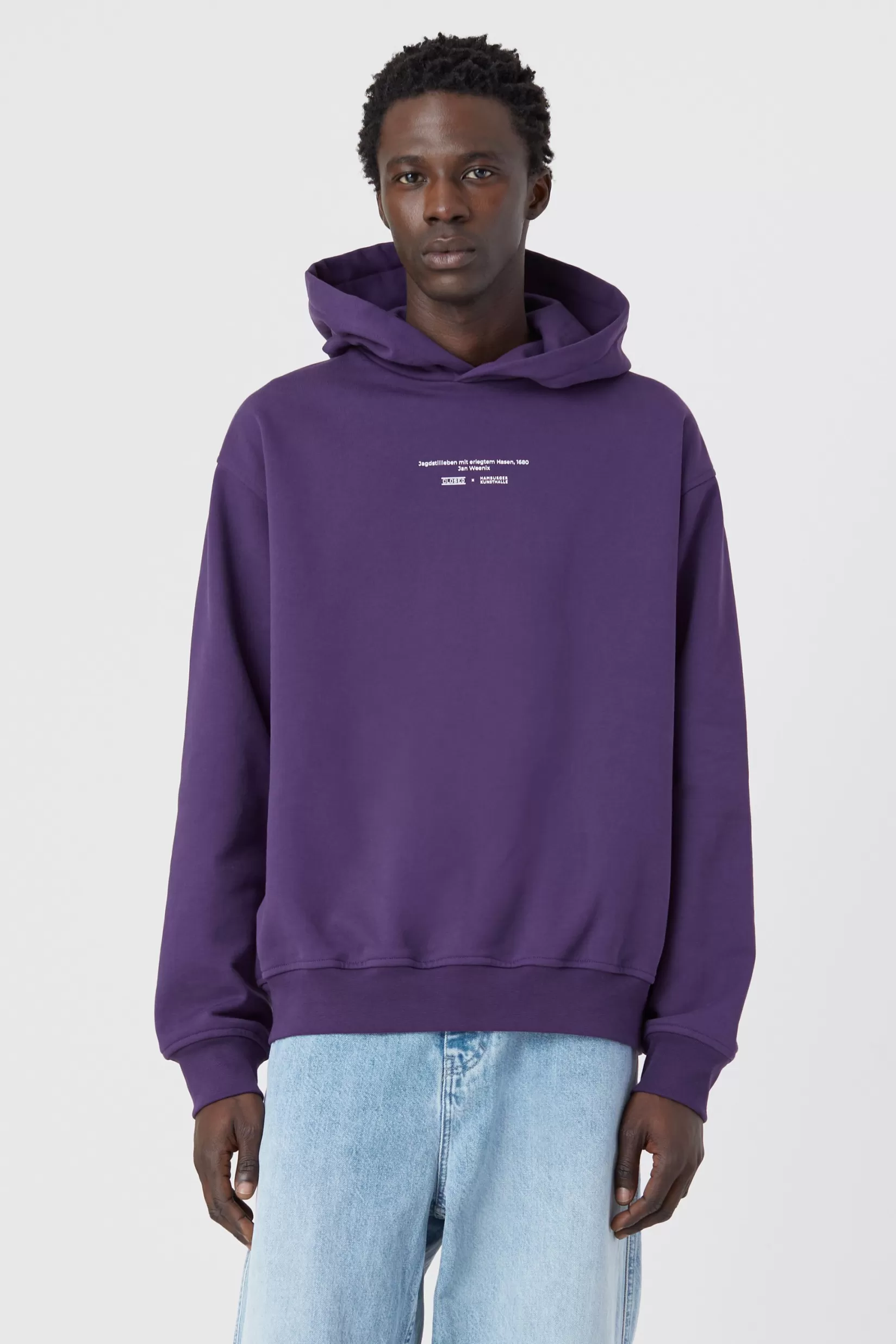 Best Sale CLOSED X Hamburger Kunsthalle Hoodie Purple Plumeria