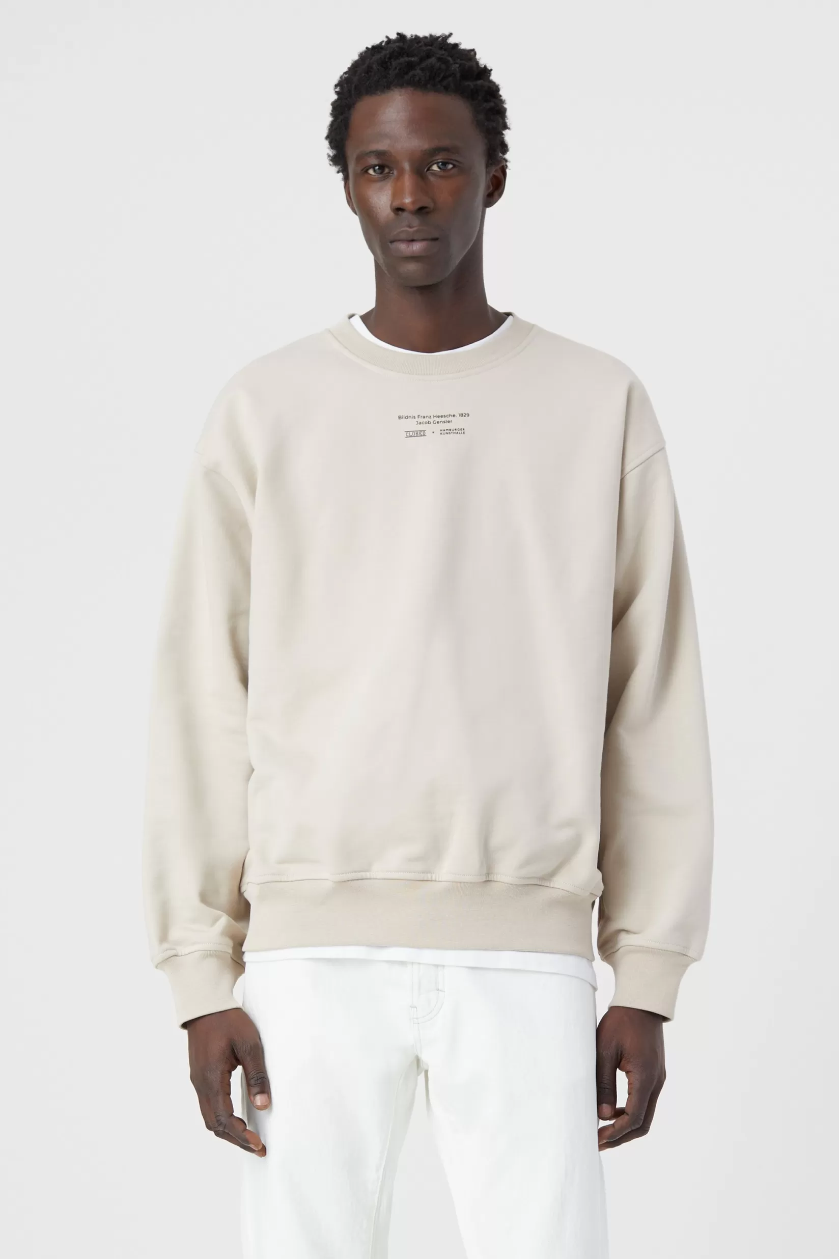 Cheap CLOSED X Hamburger Kunsthalle Sweatshirt Grain Beige