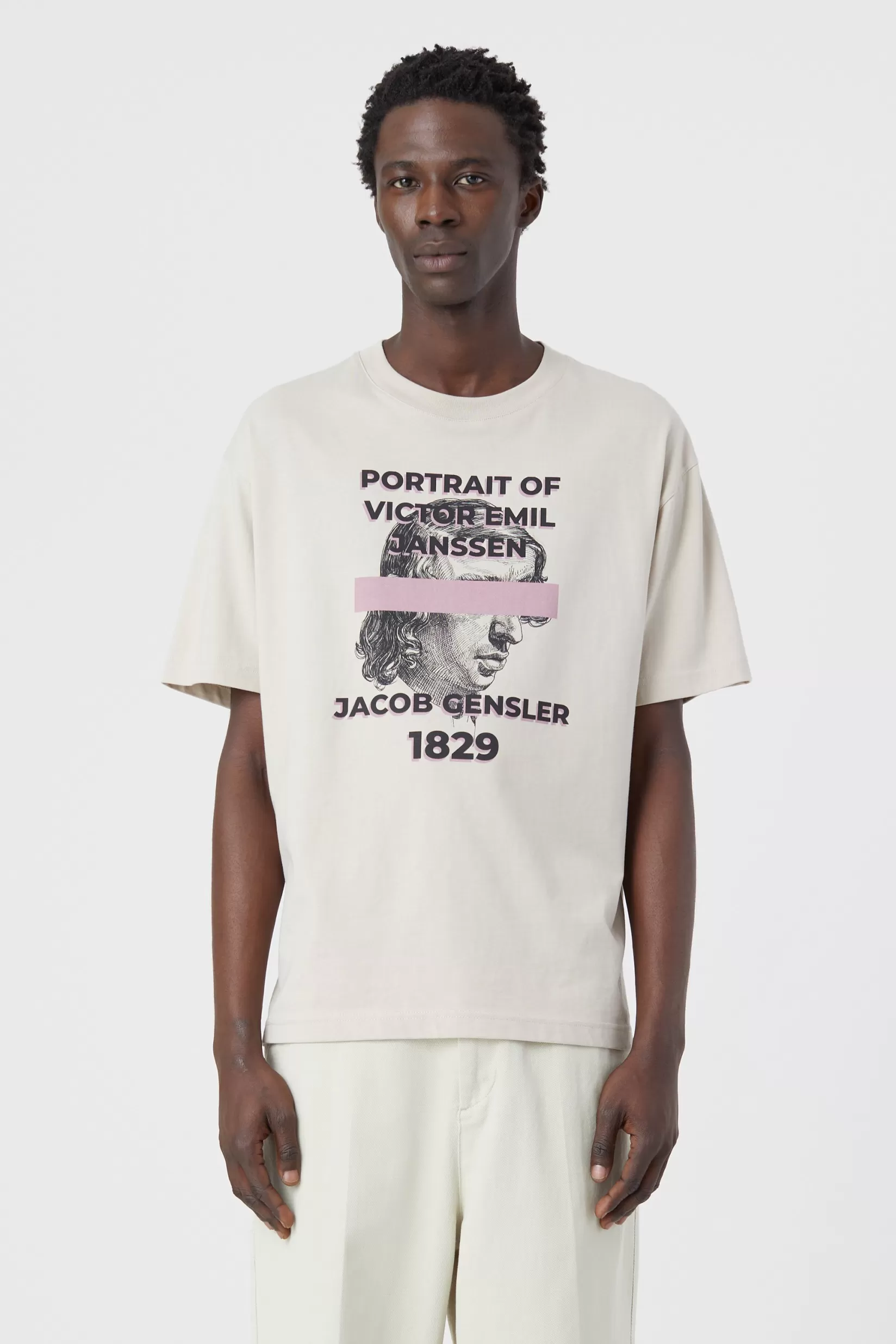 Sale CLOSED X Hamburger Kunsthalle T-Shirt Grain Beige