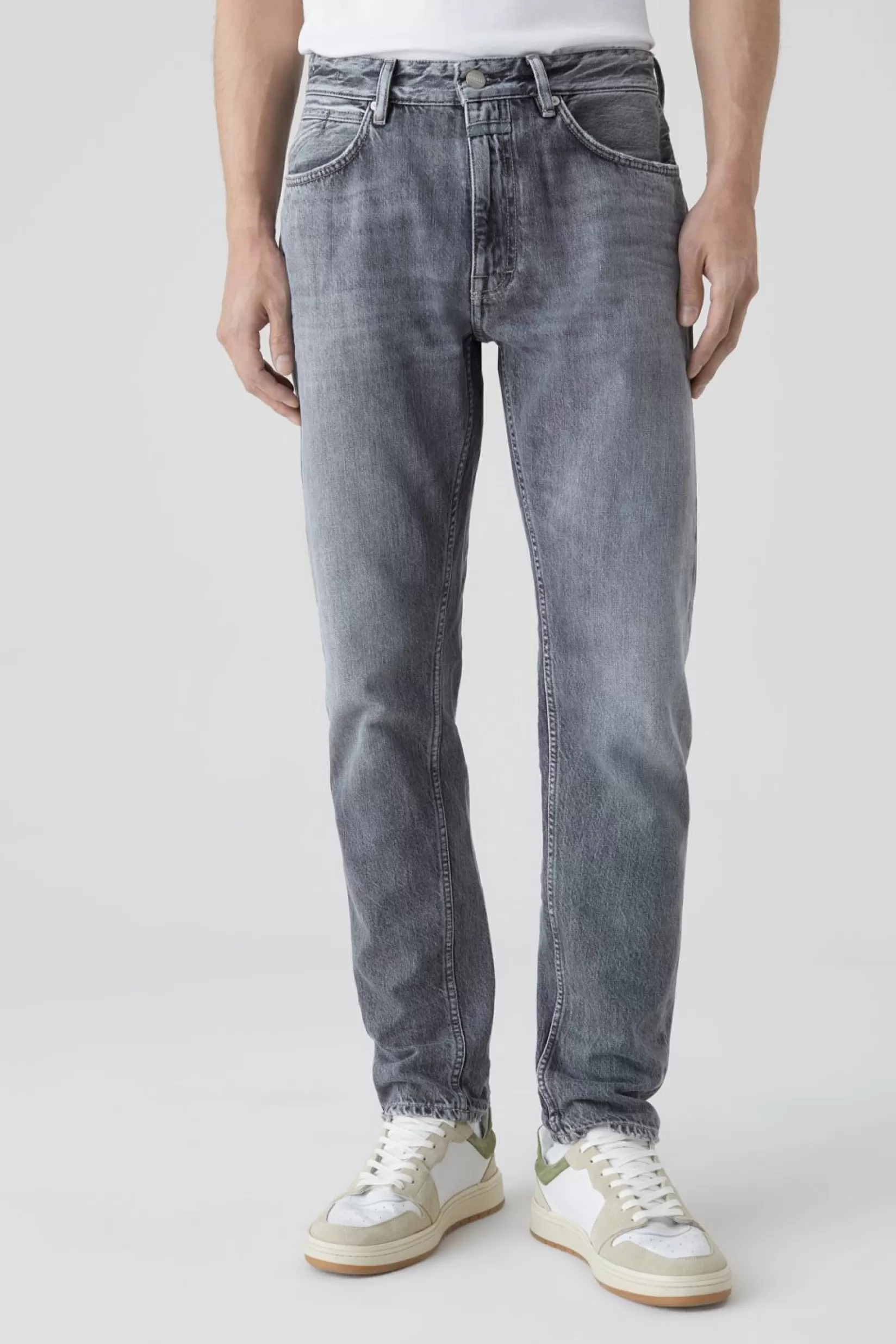 Cheap CLOSED Cooper Tapered Jeans Mid Grey