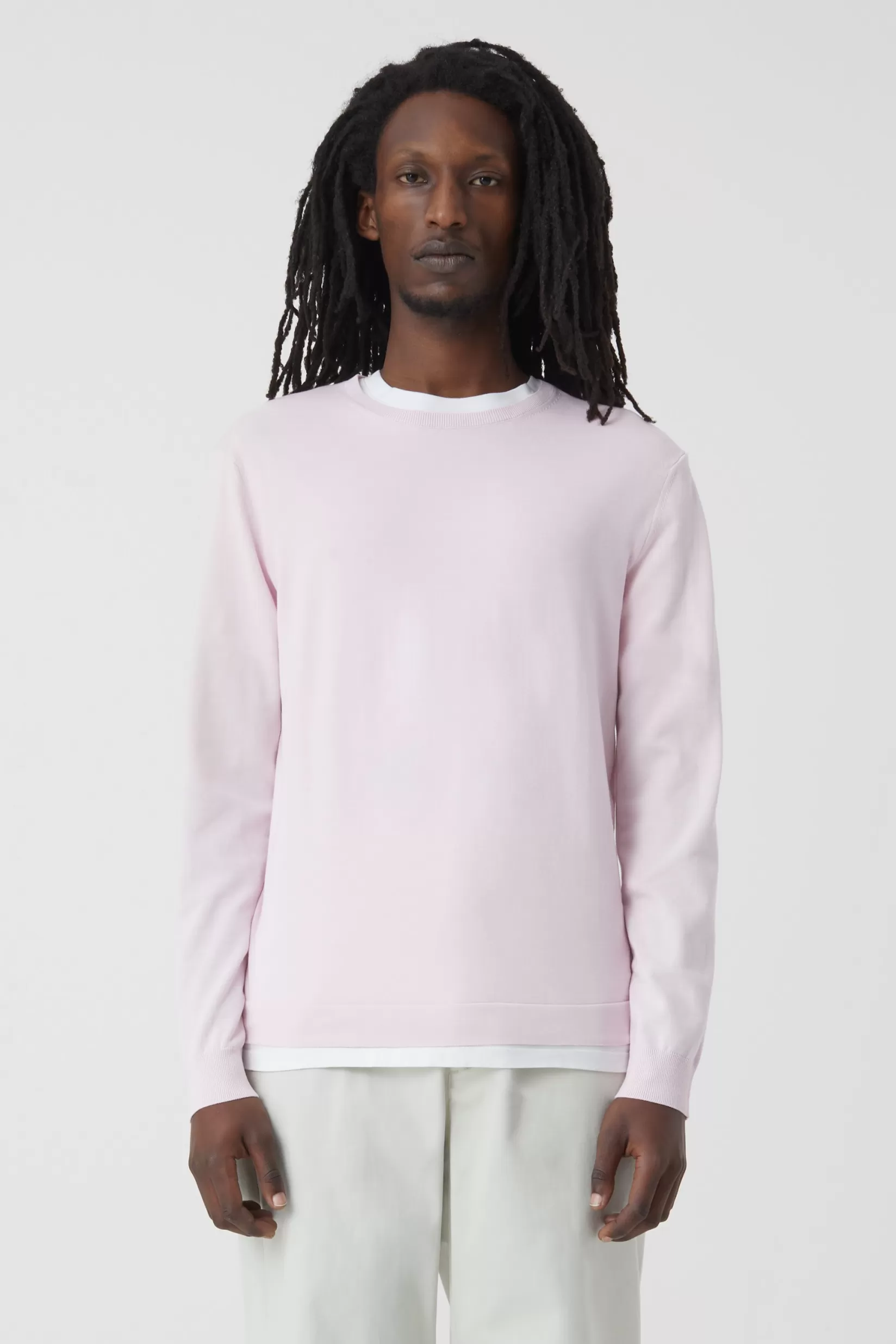 Hot CLOSED Crewneck Jumper Aus Baumwolle Pink Hydrangea