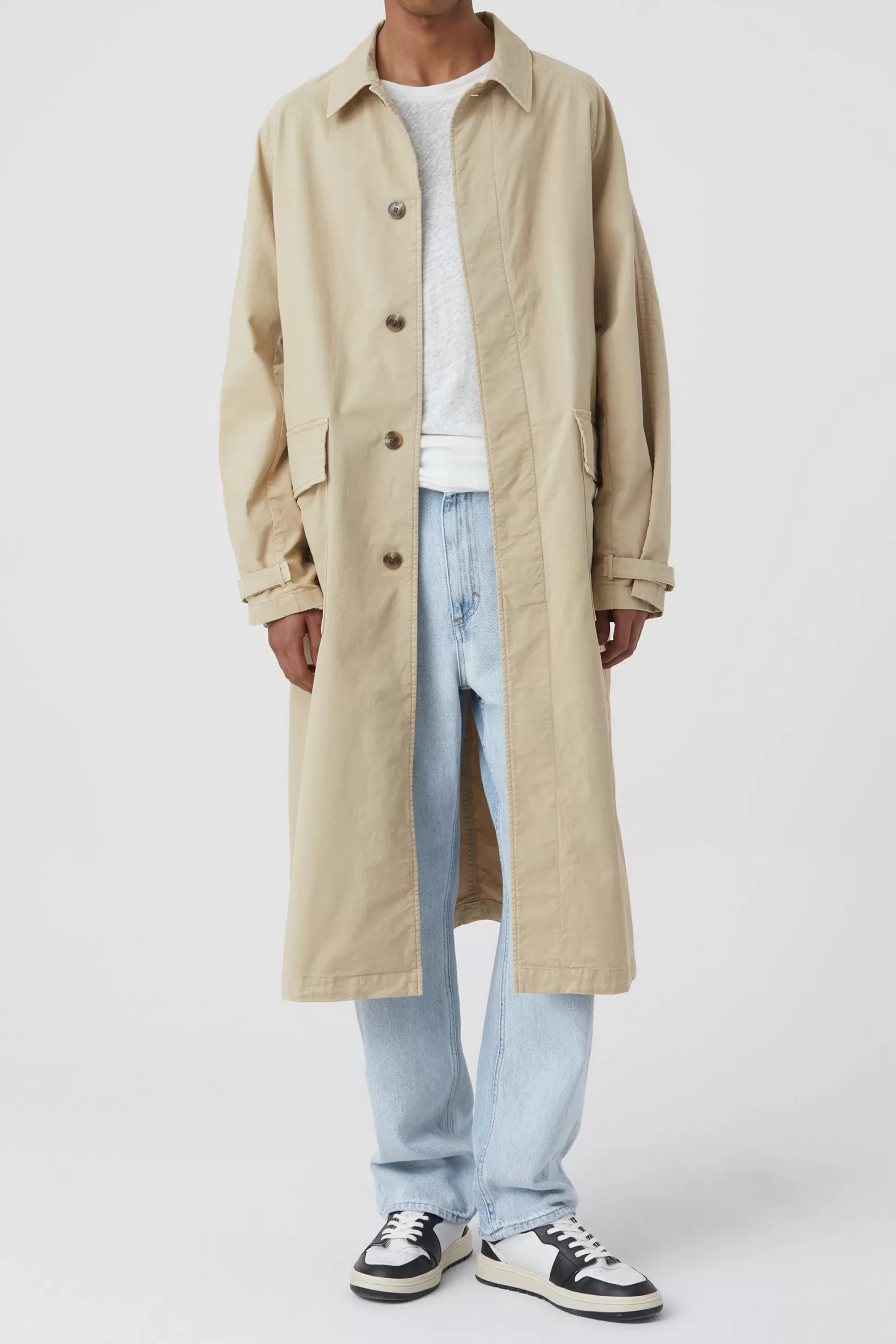 Online CLOSED Duster Coat Reed Beige