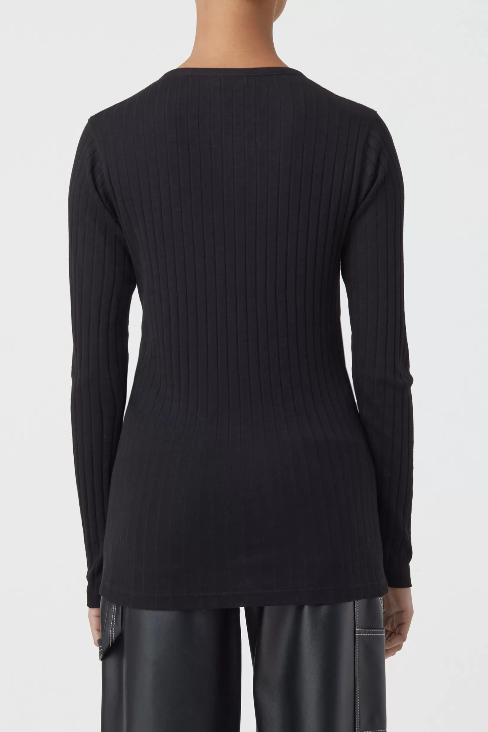 Hot CLOSED Feinstrick-Cardigan Black