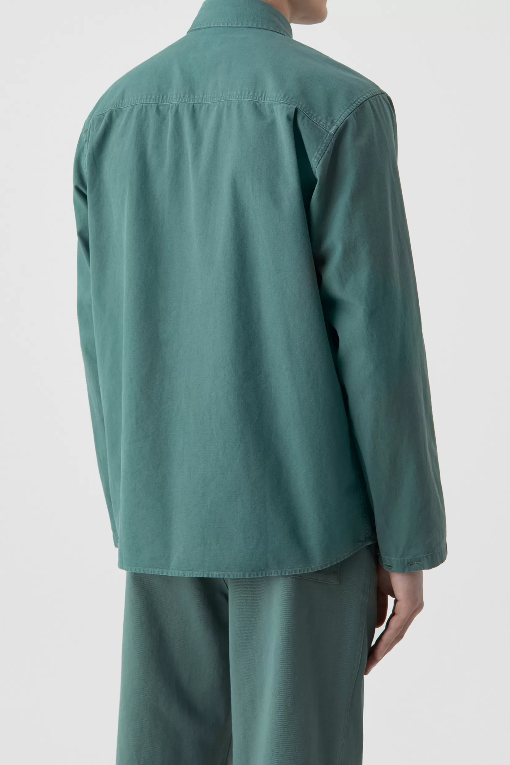 Hot CLOSED Formal Army Shirt Dark Jade