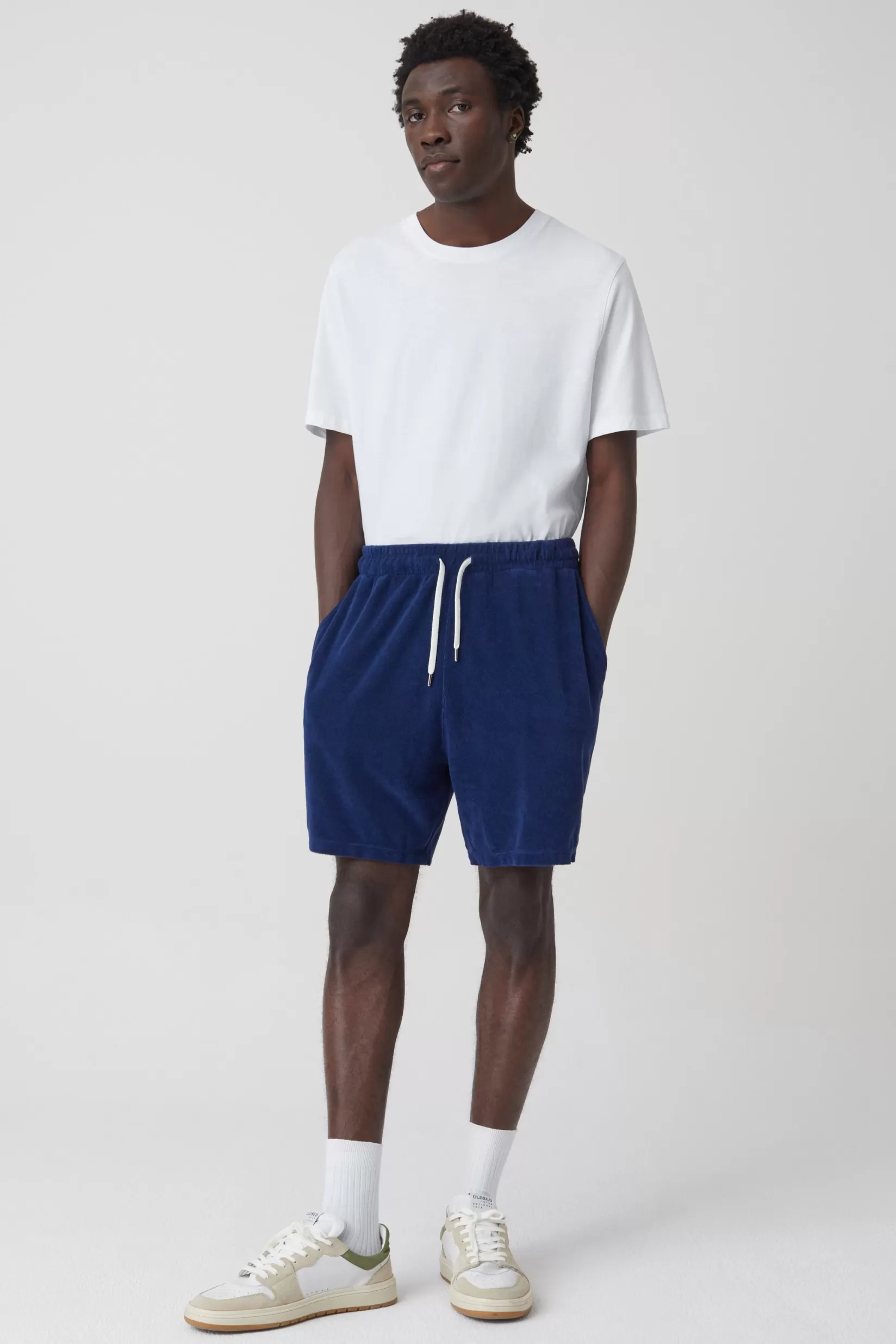 Online CLOSED Frottee Shorts Indigo Blue