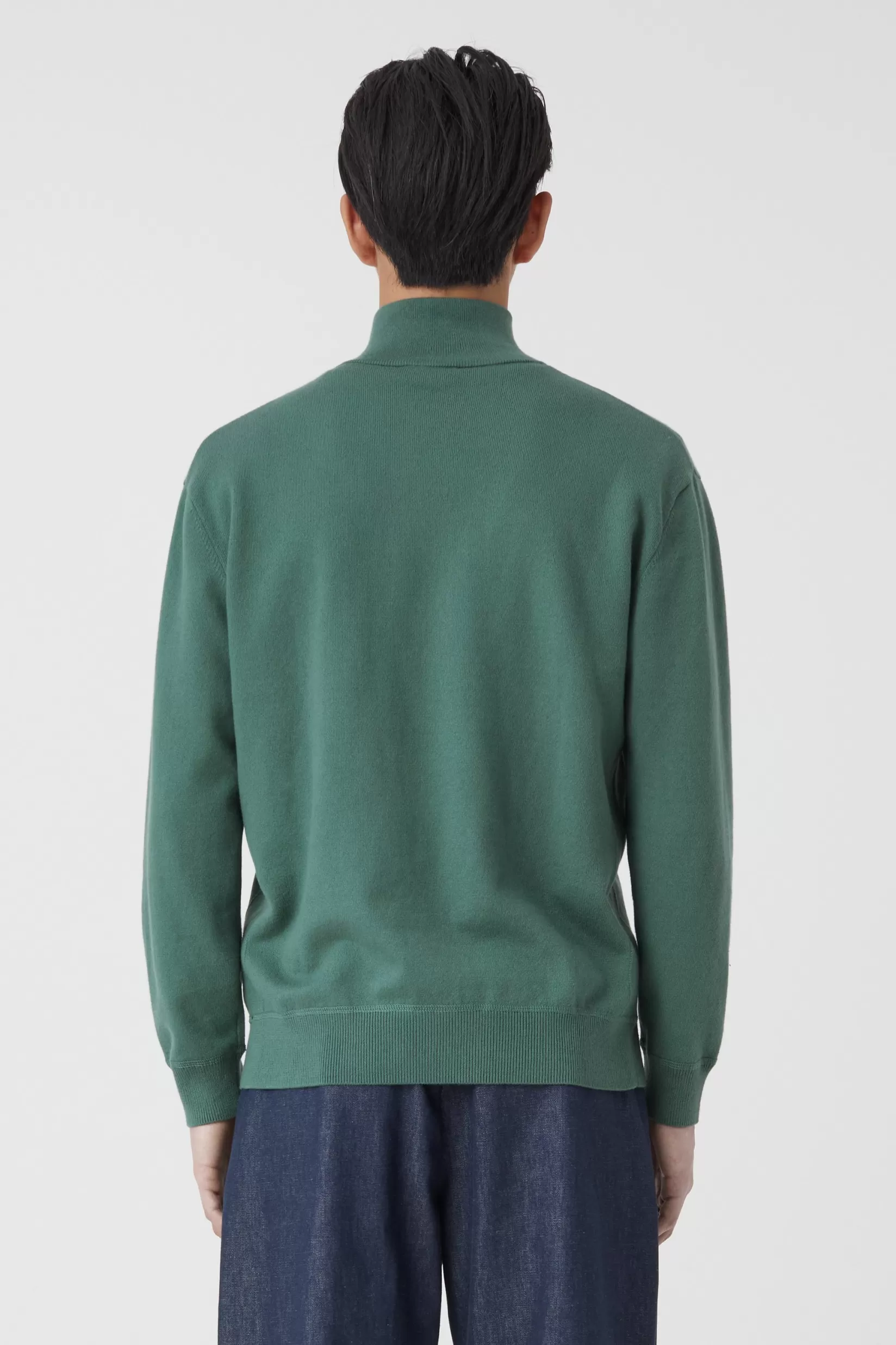 Cheap CLOSED Half Zip Jumper Dark Jade