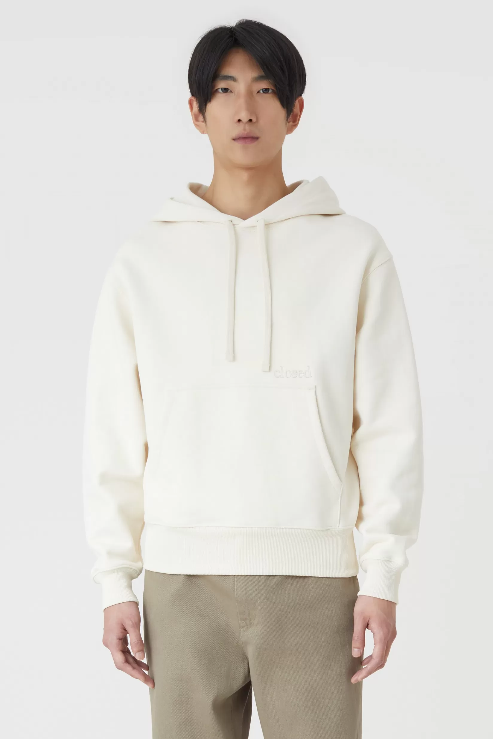 Online CLOSED Hoodie Mit -Stickerei Ecru