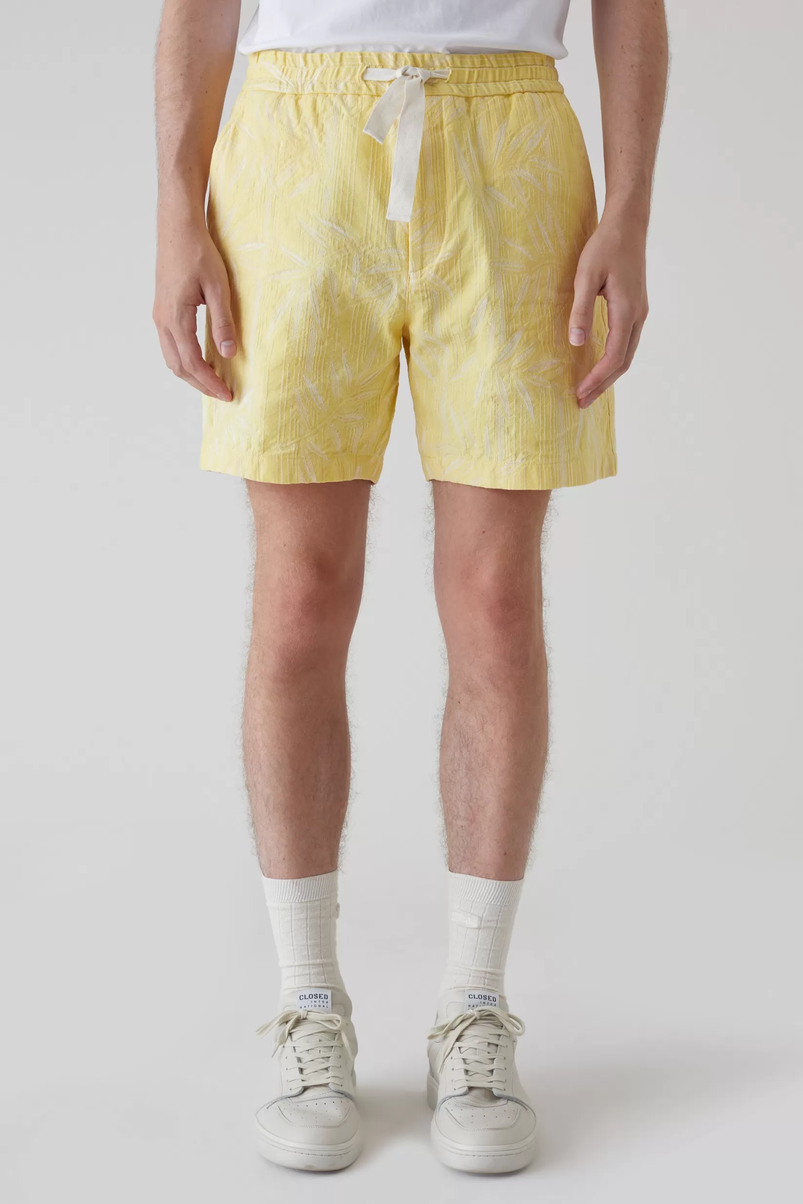 Best CLOSED Jacquard-Shorts Yellow Orchid