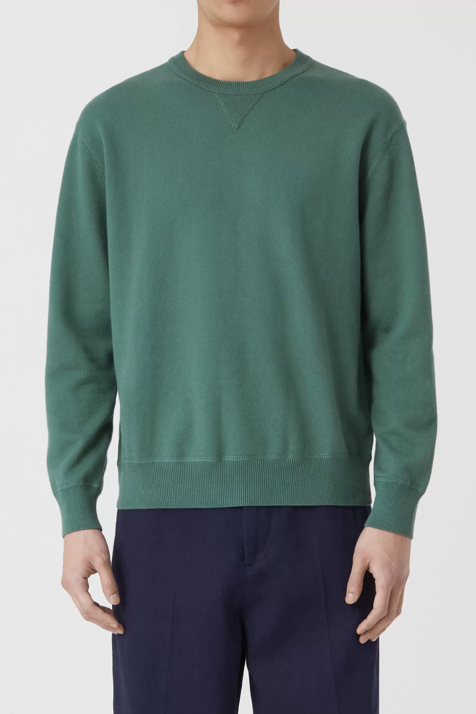 Online CLOSED Knit Sweater Dark Jade