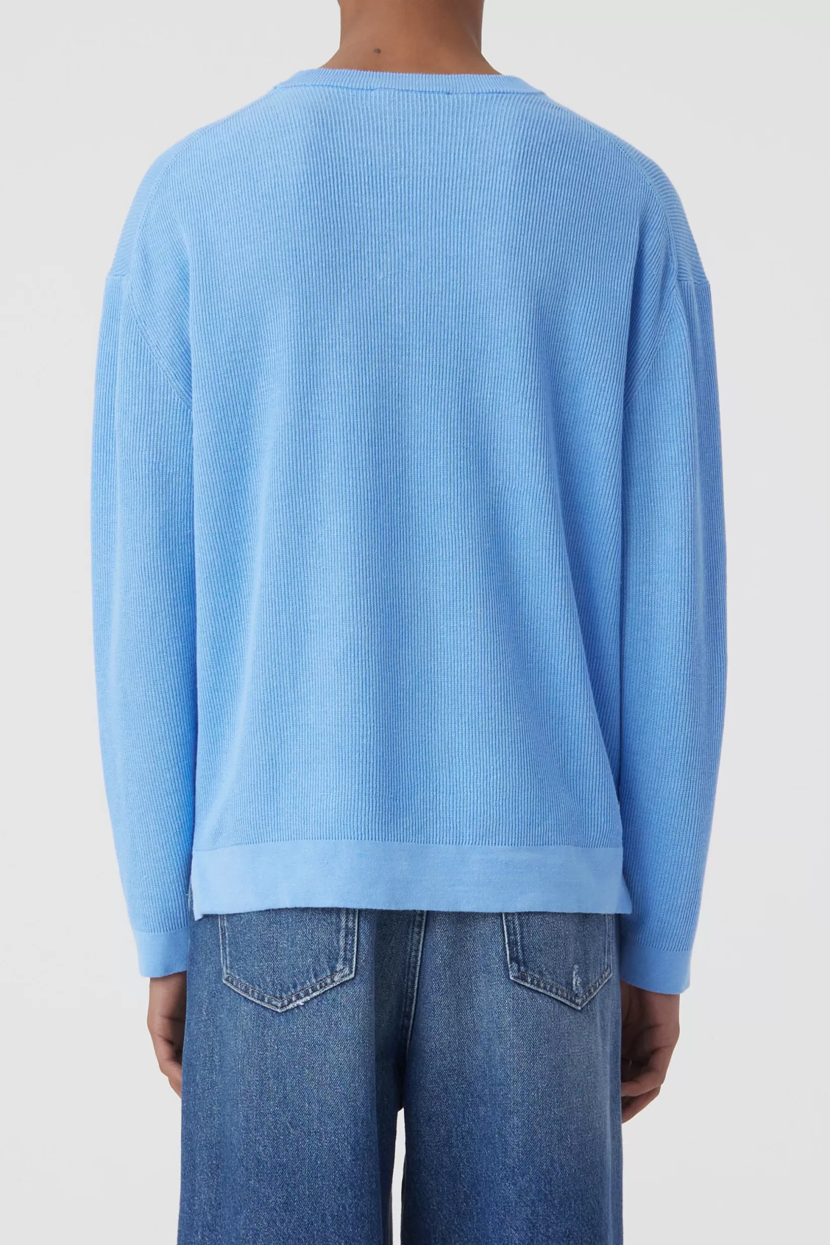 Online CLOSED Knitted Jumper Blue Morning Sky