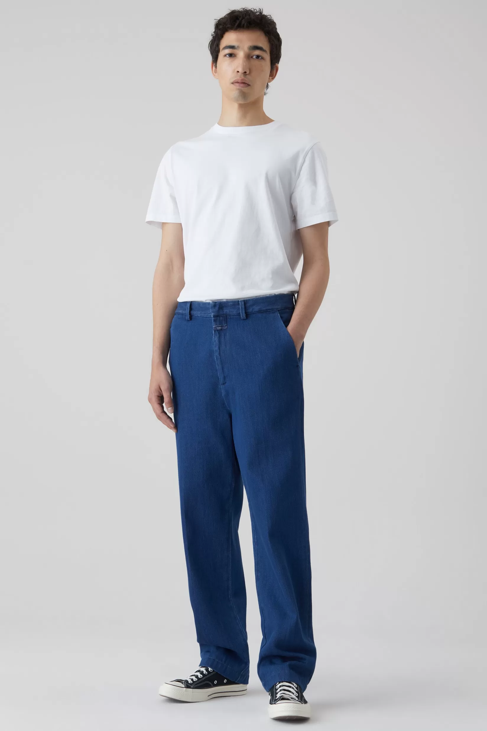 Store CLOSED Livington Wide Pants Dark Blue