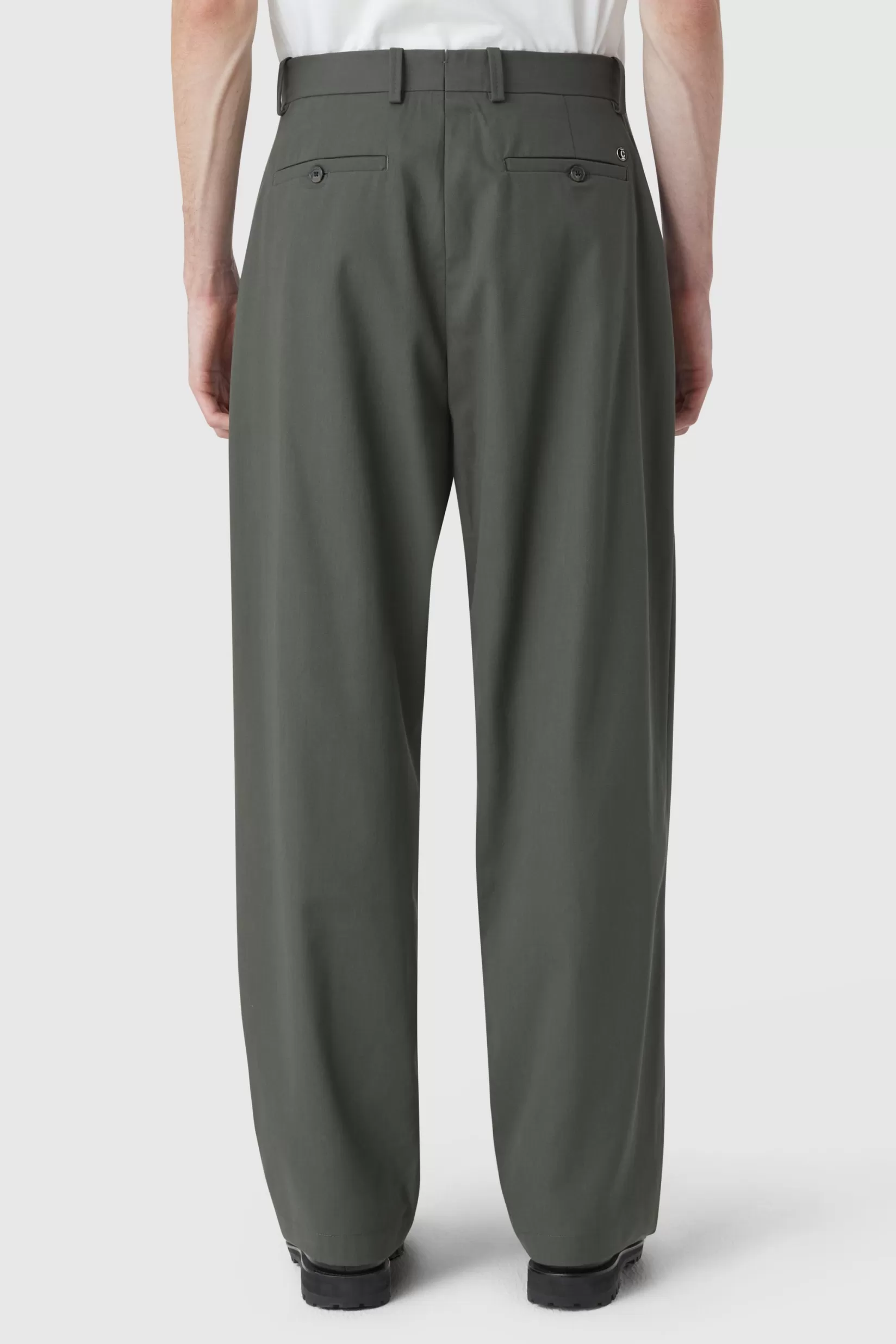 Store CLOSED Livington Wide Pants Chard Green