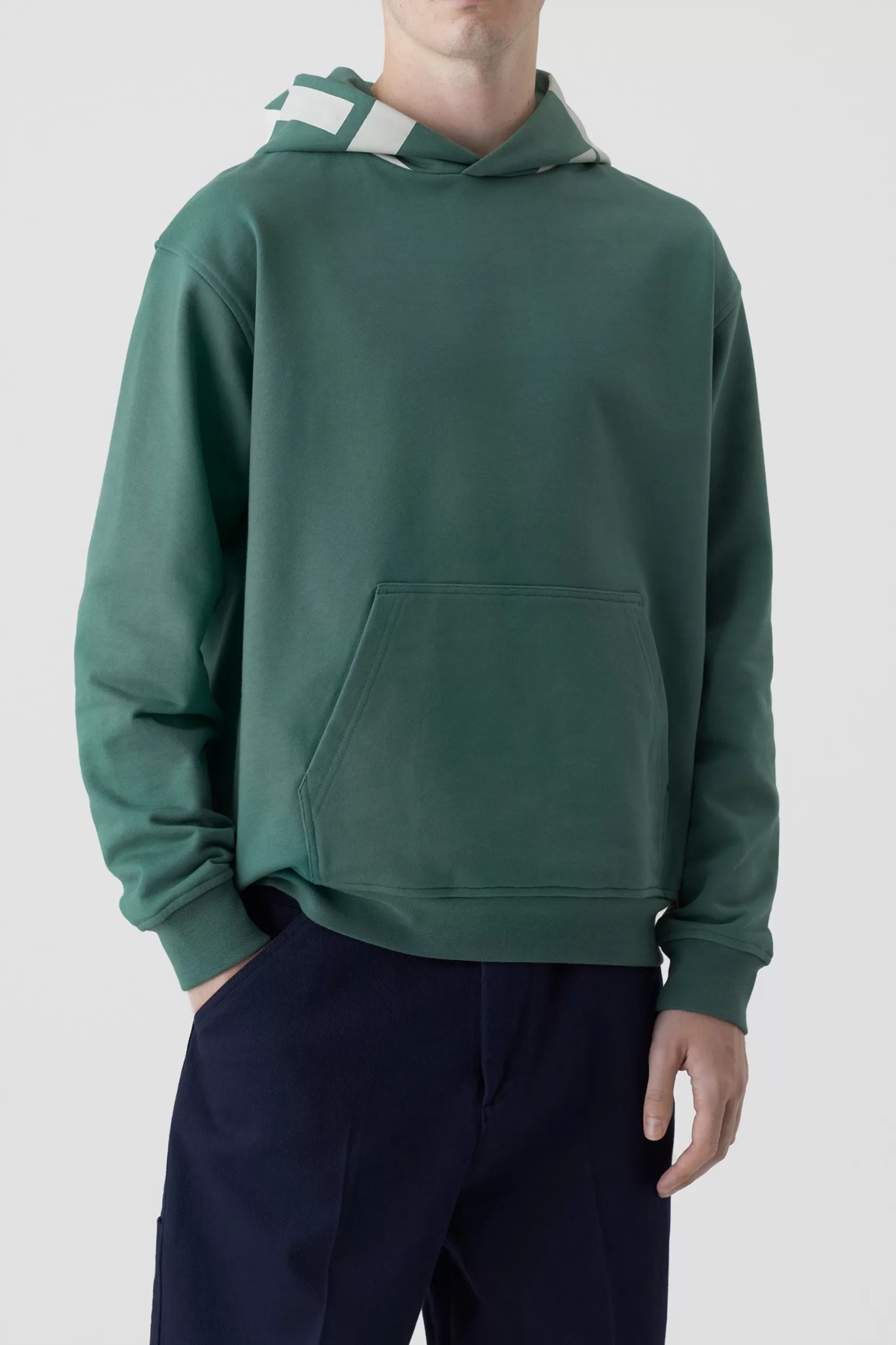 Outlet CLOSED Logo Hoodie Dark Jade