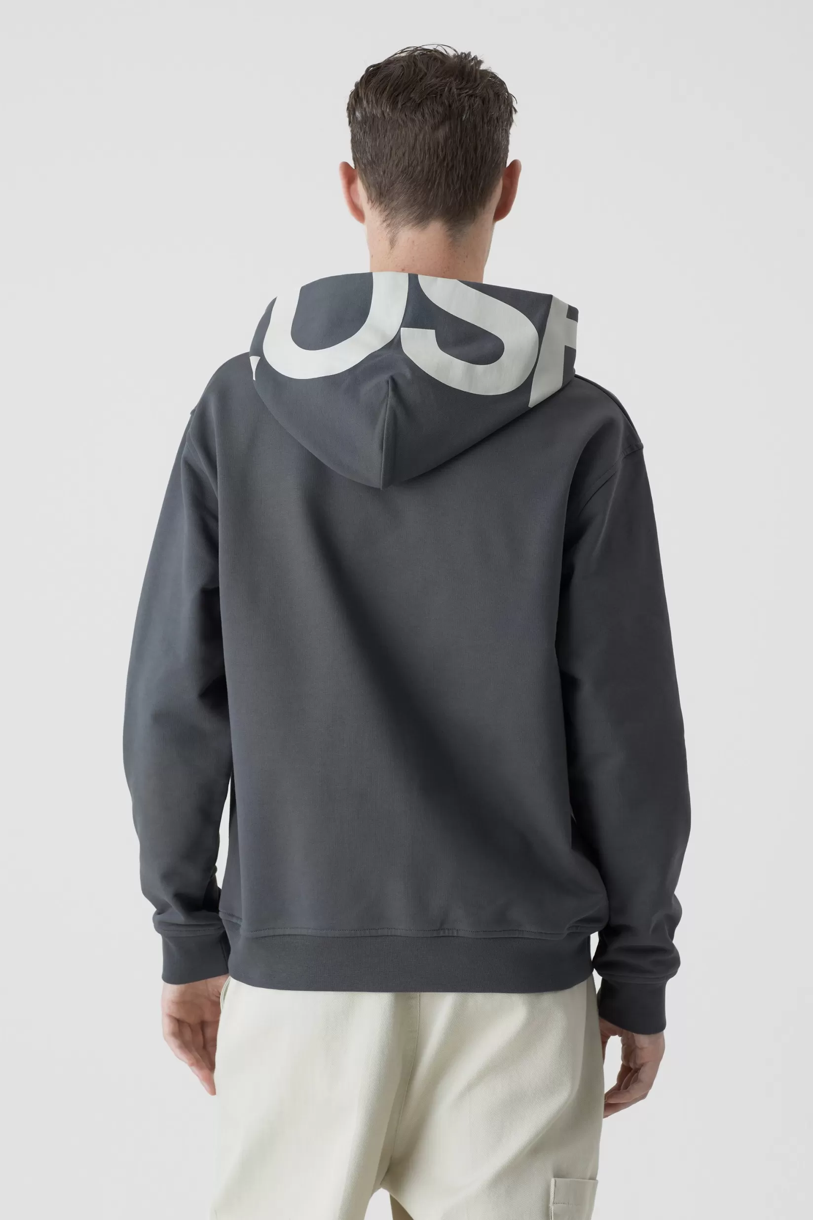 Online CLOSED Logo Hoodie Graphite