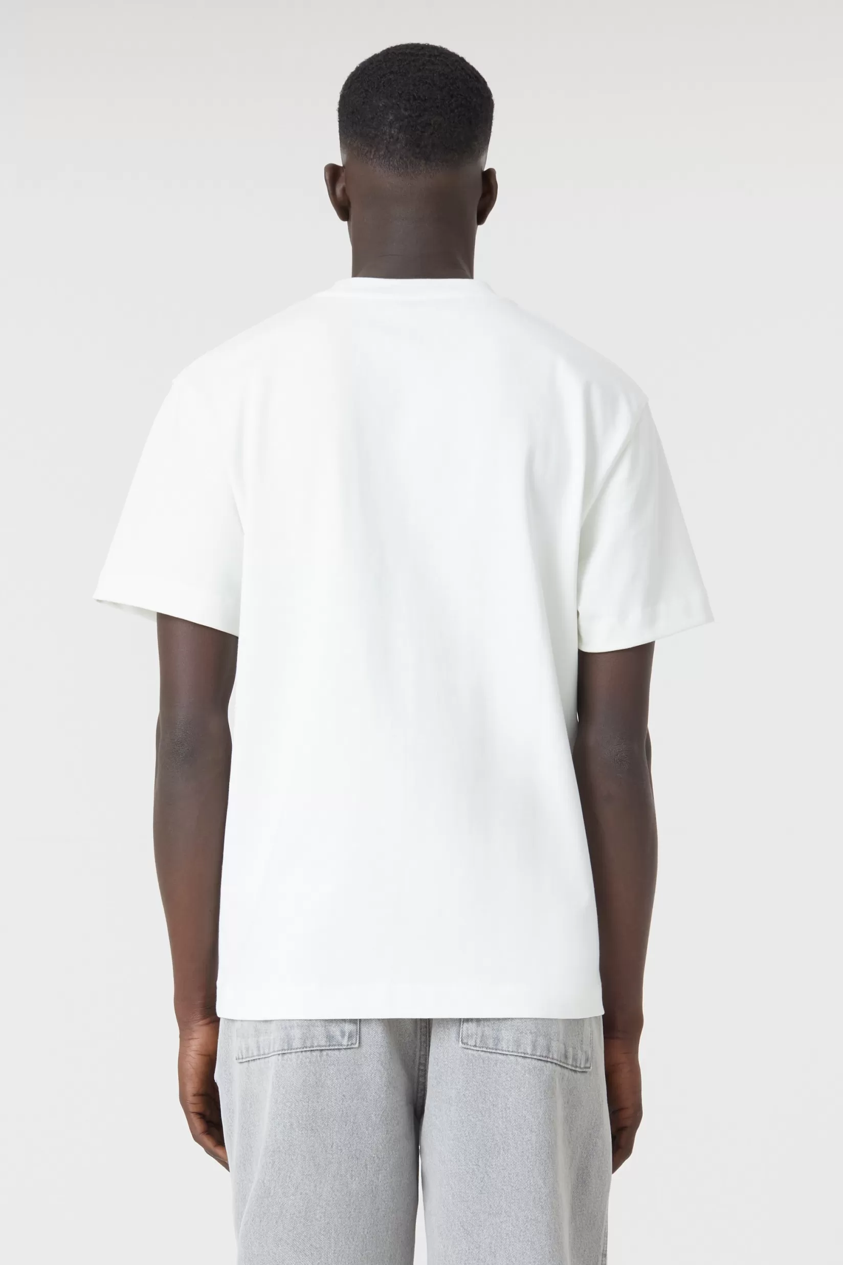 Outlet CLOSED Logo T-Shirt Marble White