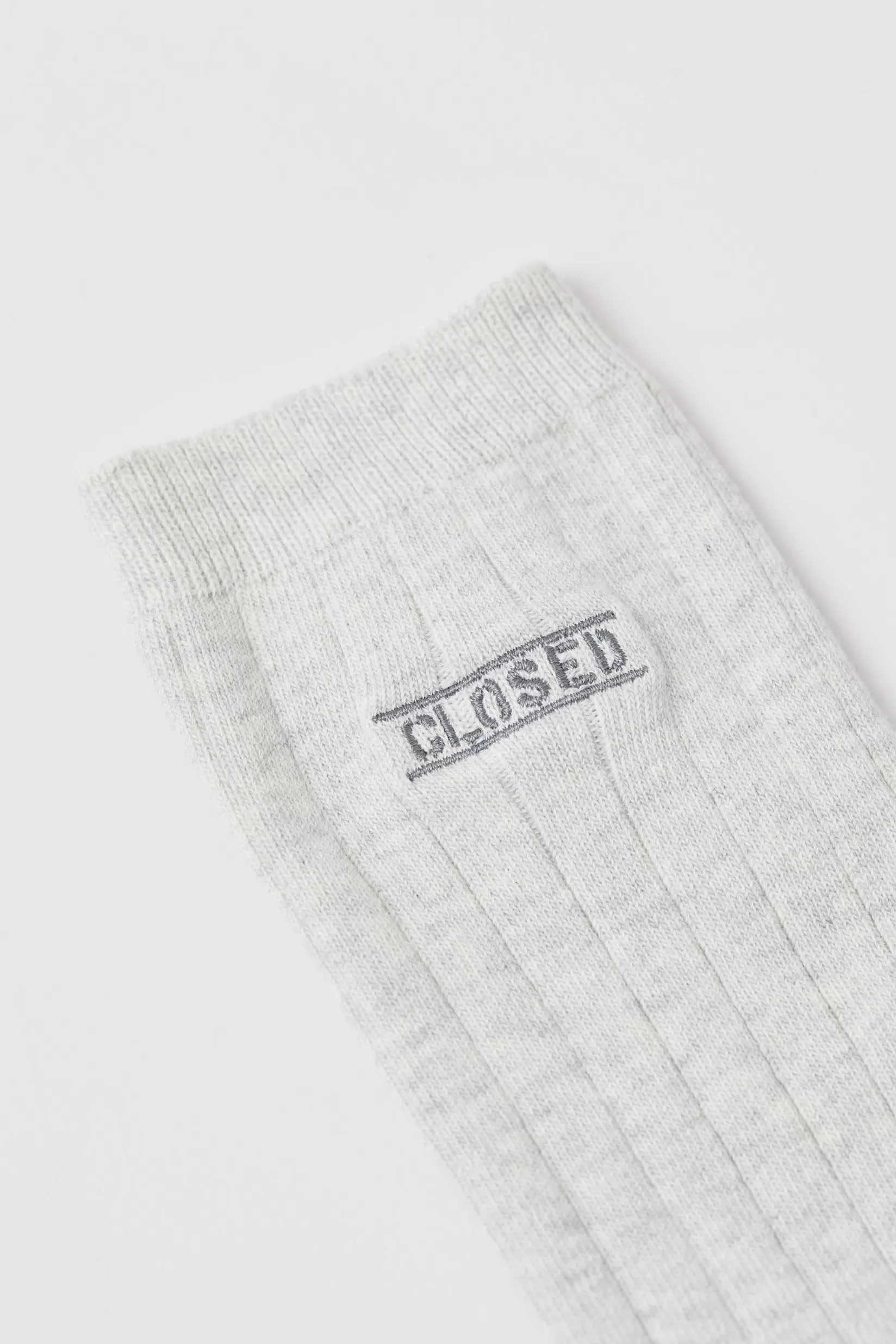 Best Sale CLOSED Logo-Socken Marl Stone