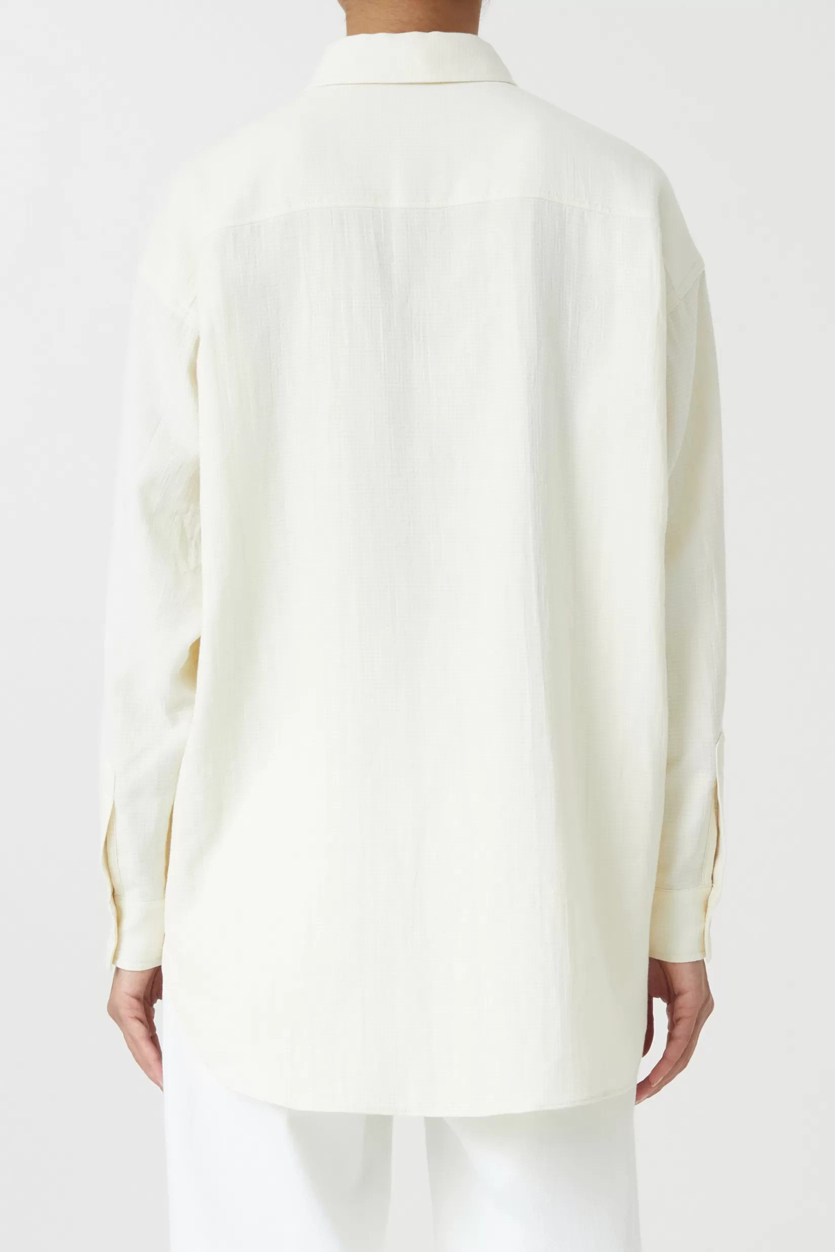 Store CLOSED Longshirt Aus Baumwollstoff Ecru