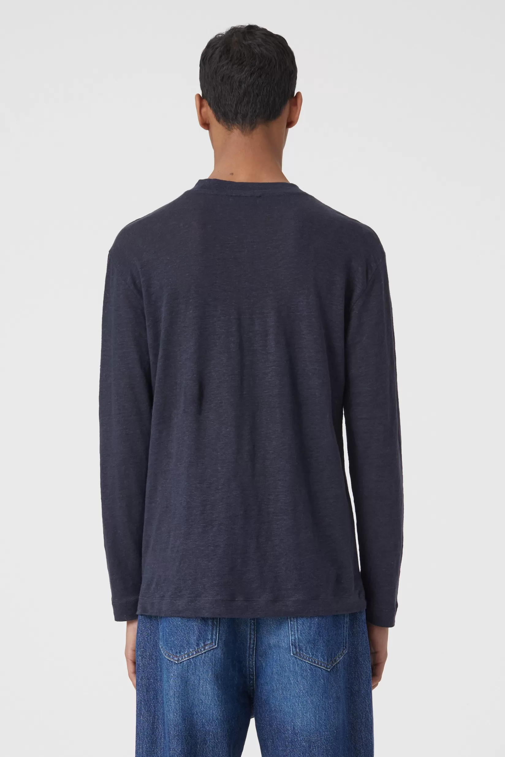 Outlet CLOSED Longsleeve Aus Leinen Dark Night