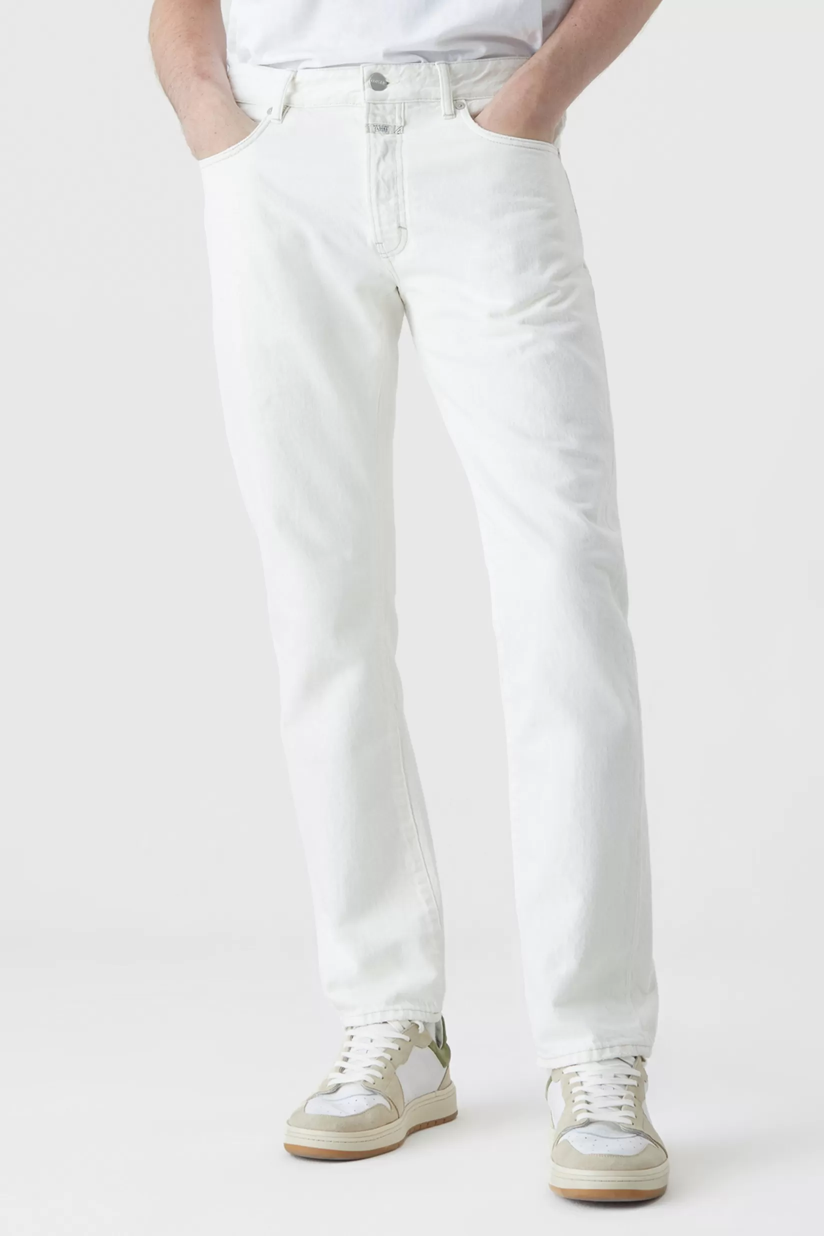 Sale CLOSED Oakland Straight Jeans Ivory