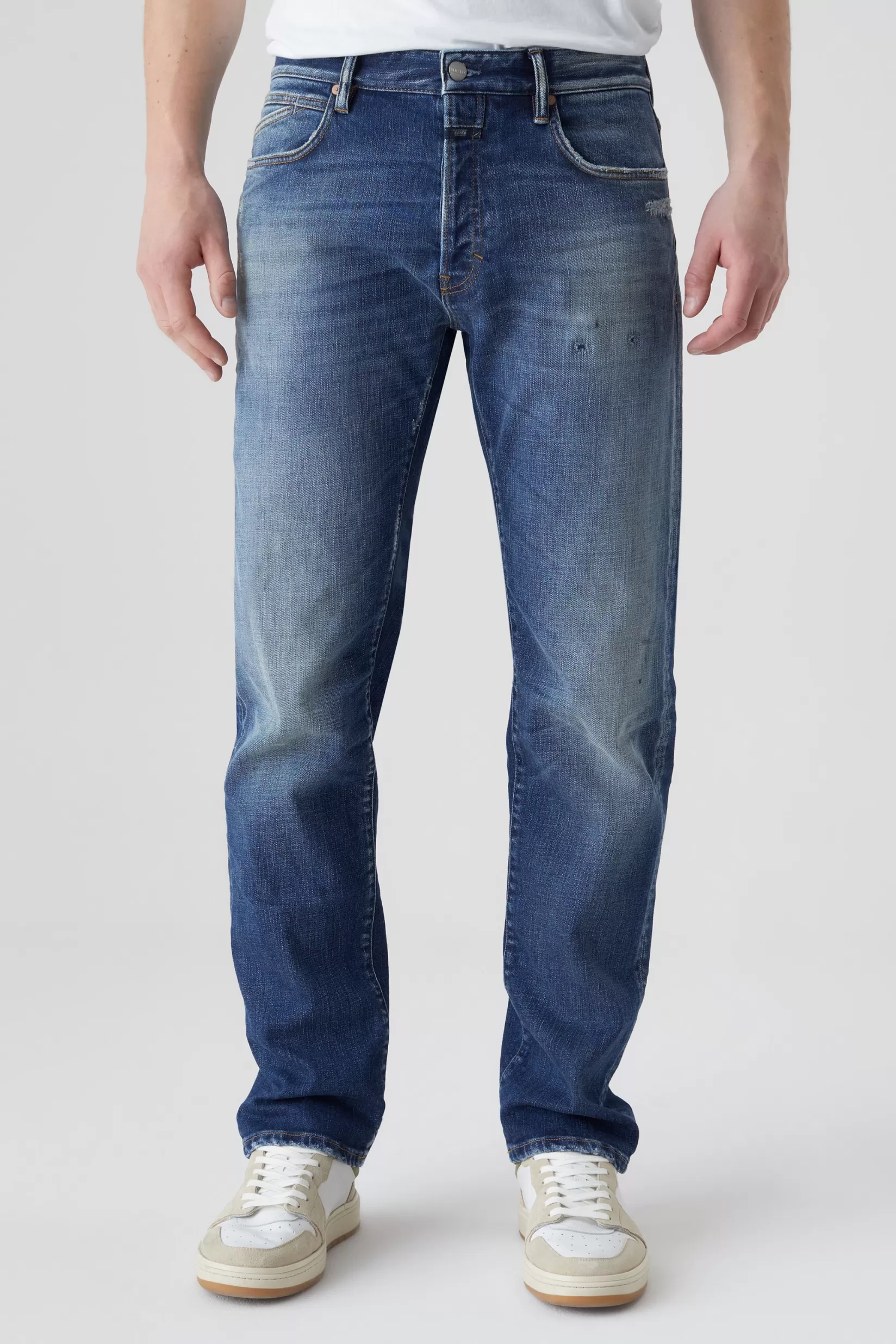 Cheap CLOSED Oakland Straight Jeans Dark Blue