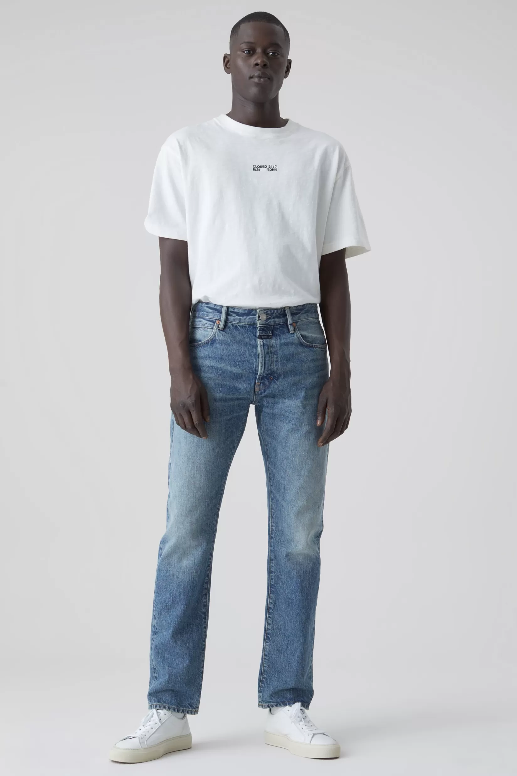 Best Sale CLOSED Oakland Straight Jeans Mid Blue