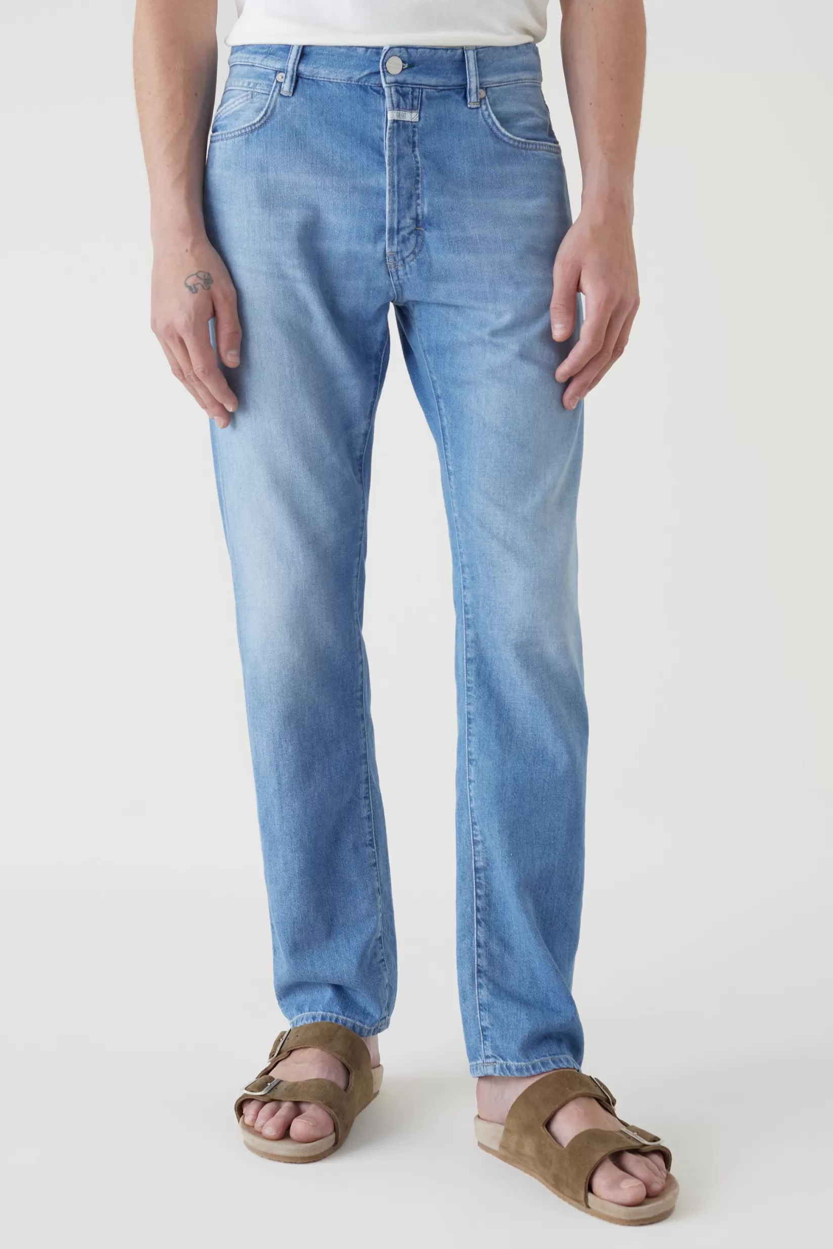 Fashion CLOSED Oakland Straight Jeans Mid Blue