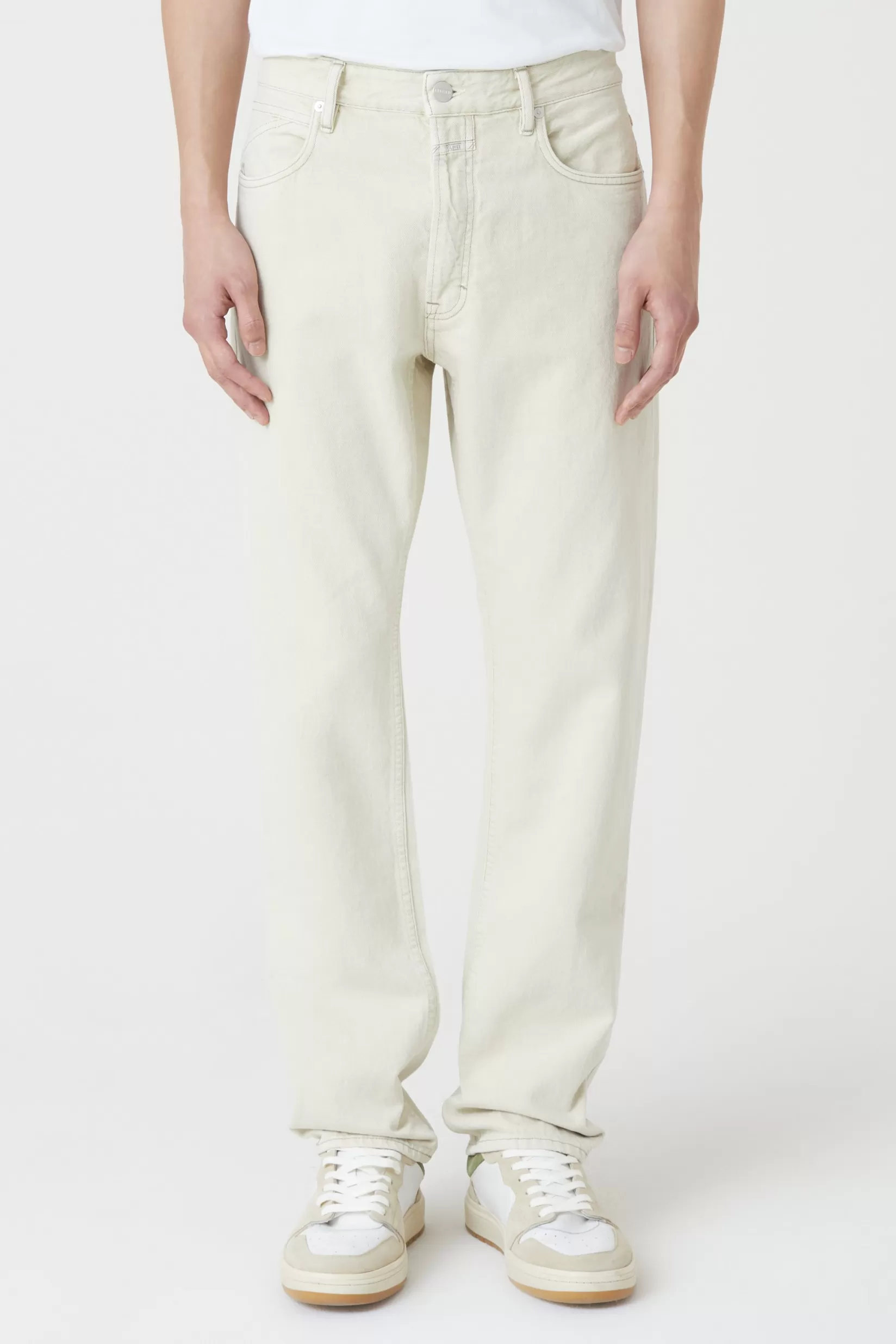 Cheap CLOSED Oakland Straight Jeans Sand Dune