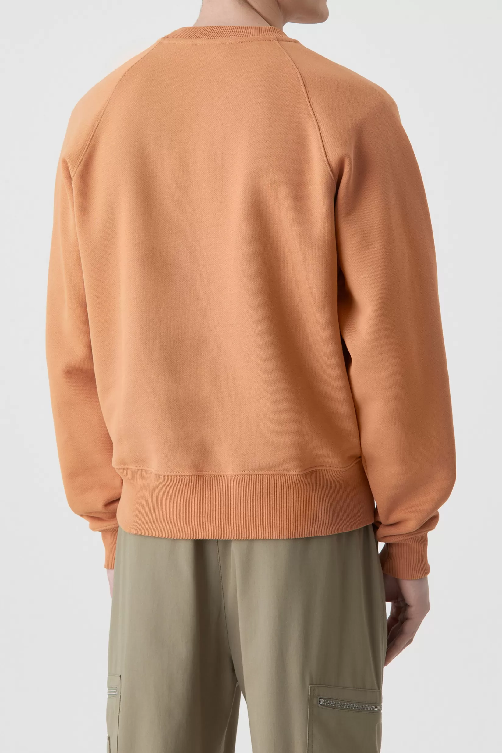 Best CLOSED Organic American Fleece Crewneck Cornelian Brown