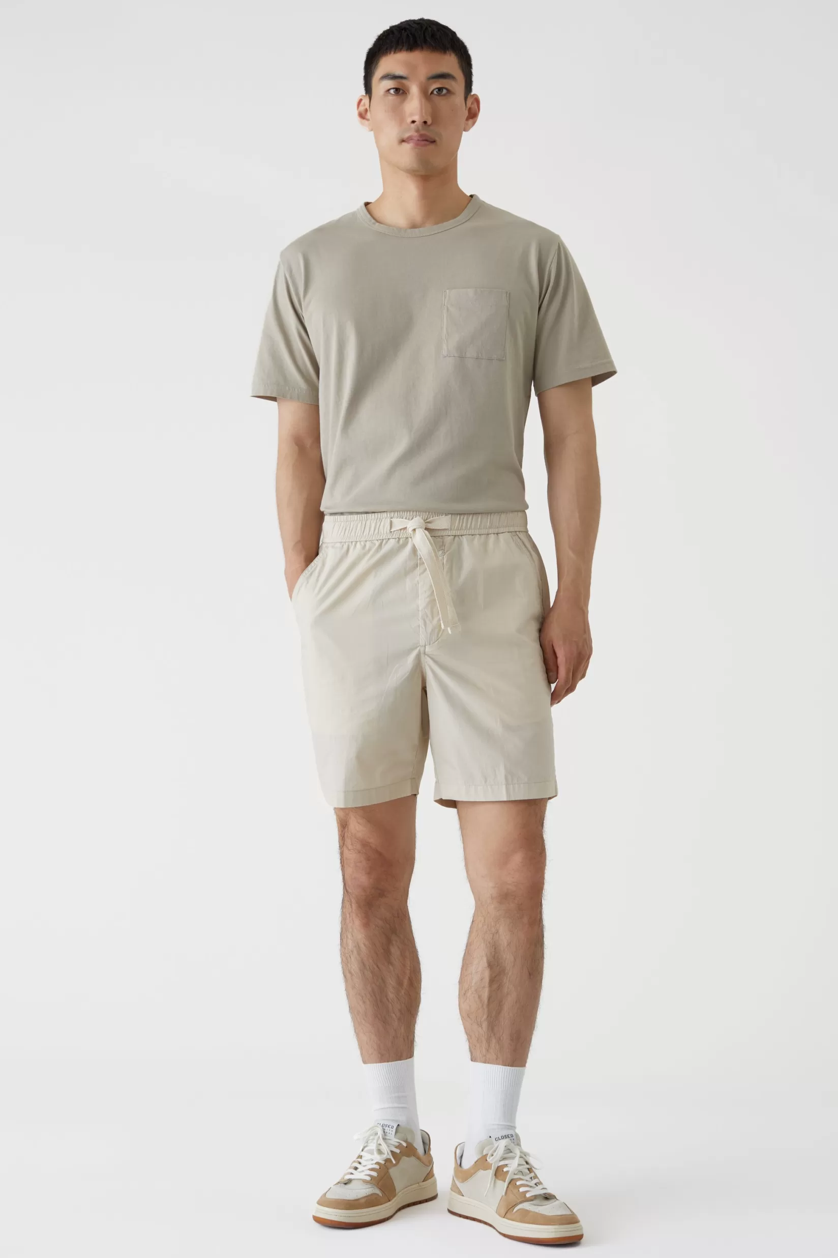 Shop CLOSED Organic Cotton Shorts Sand Dune