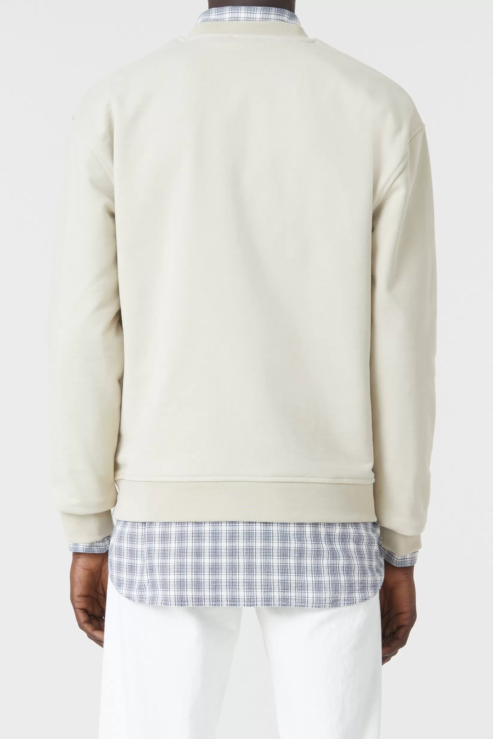 Outlet CLOSED Organic Crewneck Sweater Marl Stone