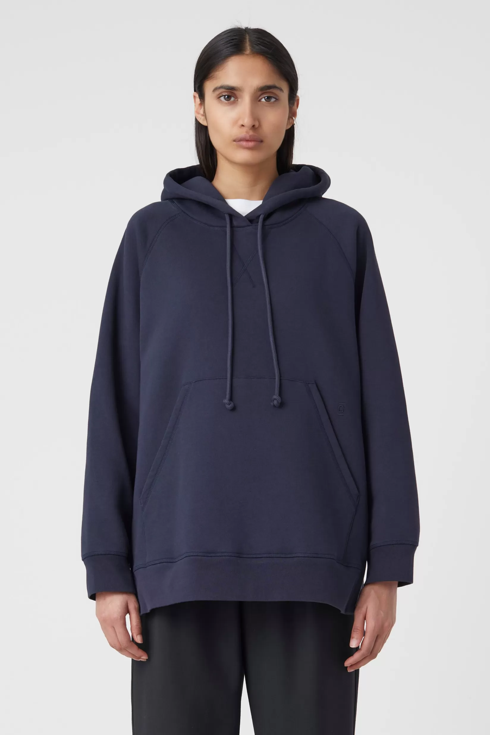 New CLOSED Oversized Hoodie Dark Night