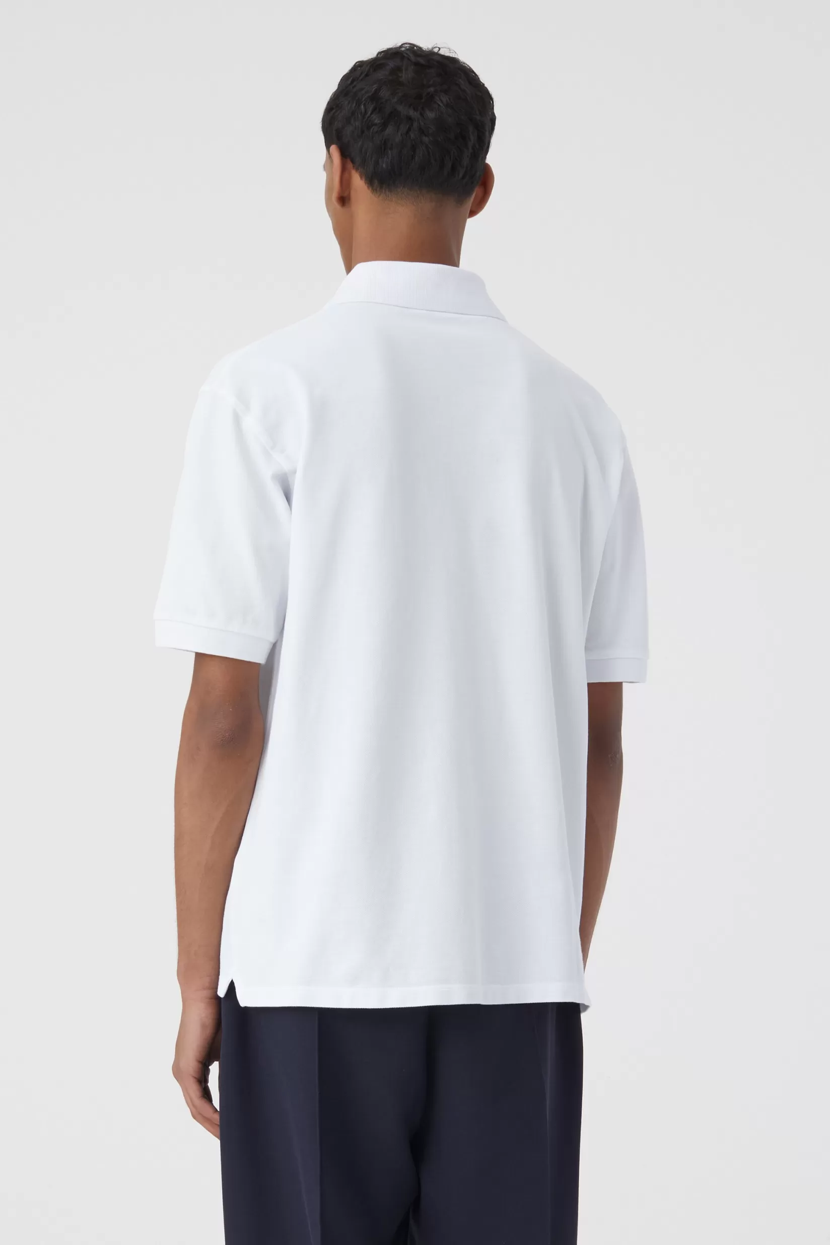 Online CLOSED Poloshirt Mit 24/7-Stickerei White