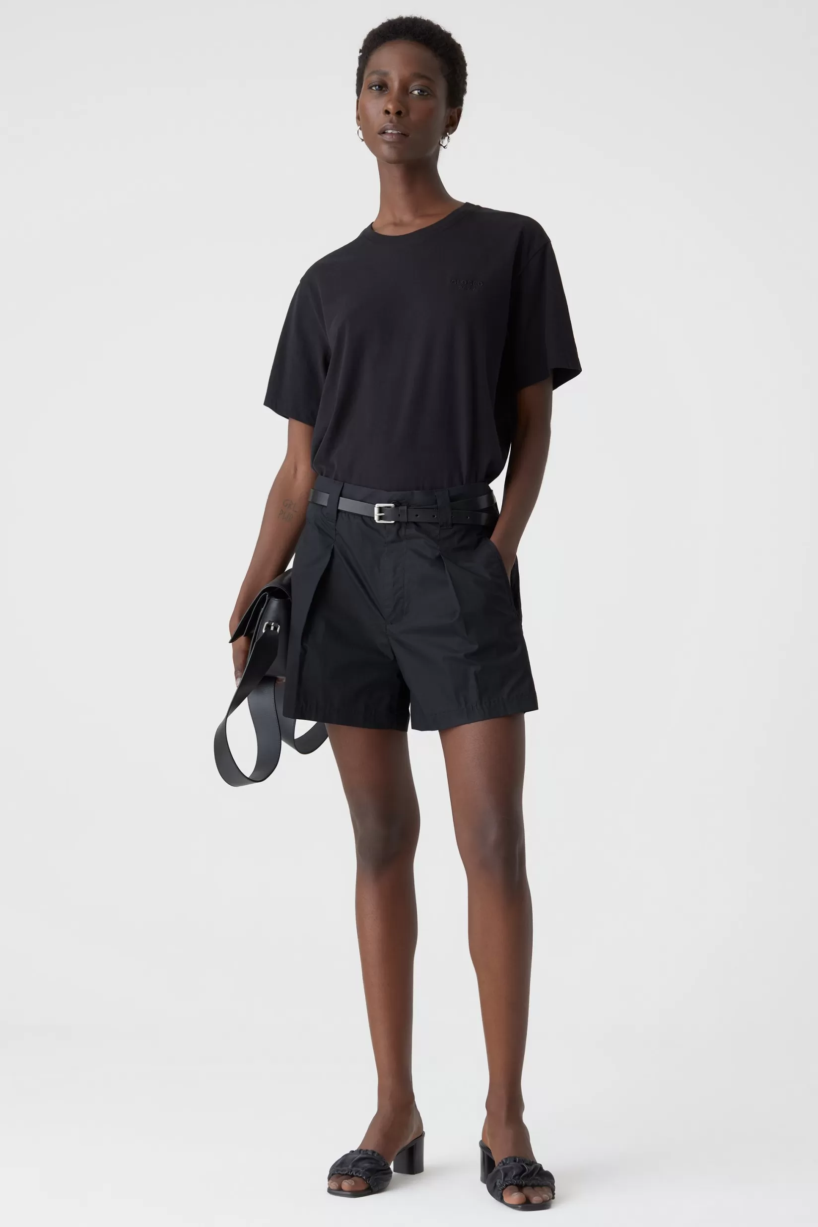 Flash Sale CLOSED Poplin Shorts Black