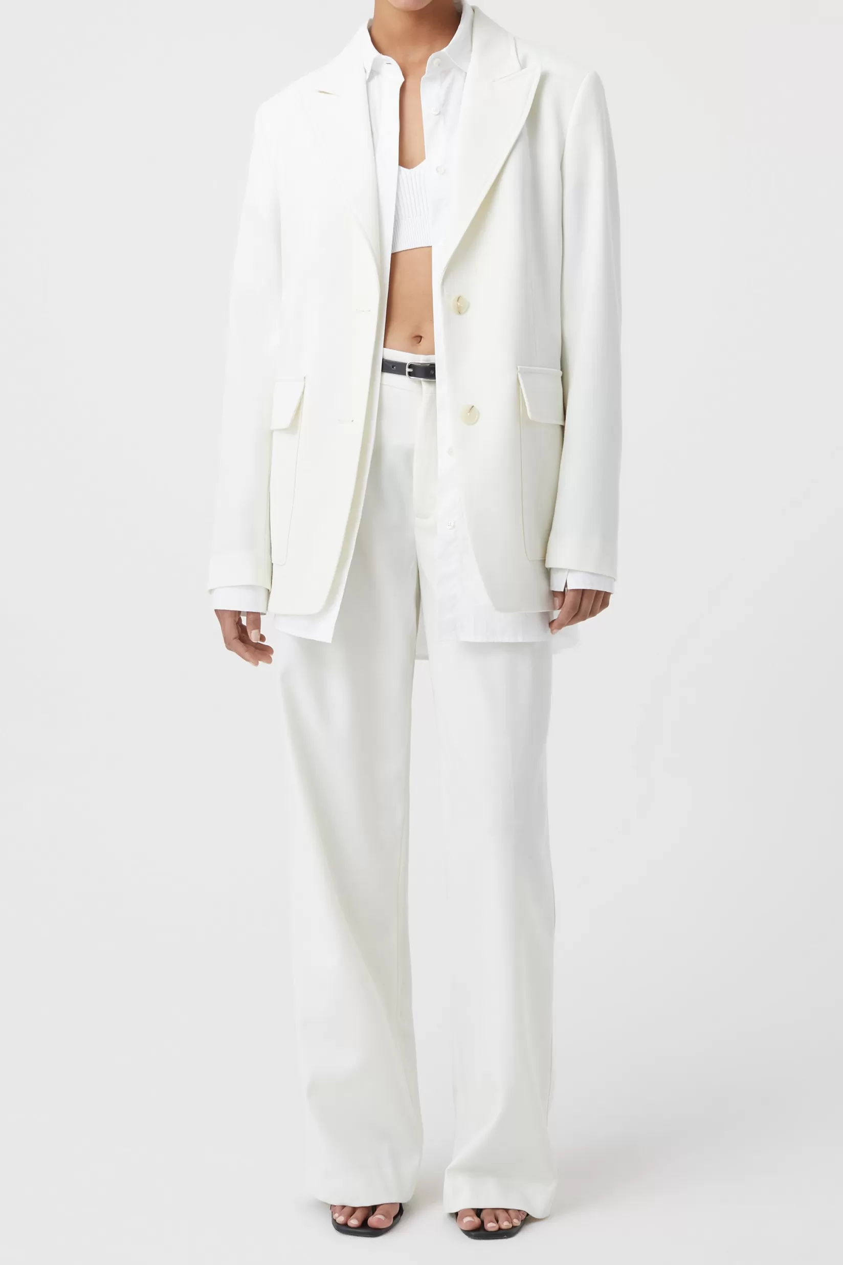 Cheap CLOSED Relaxed Blazer Ivory