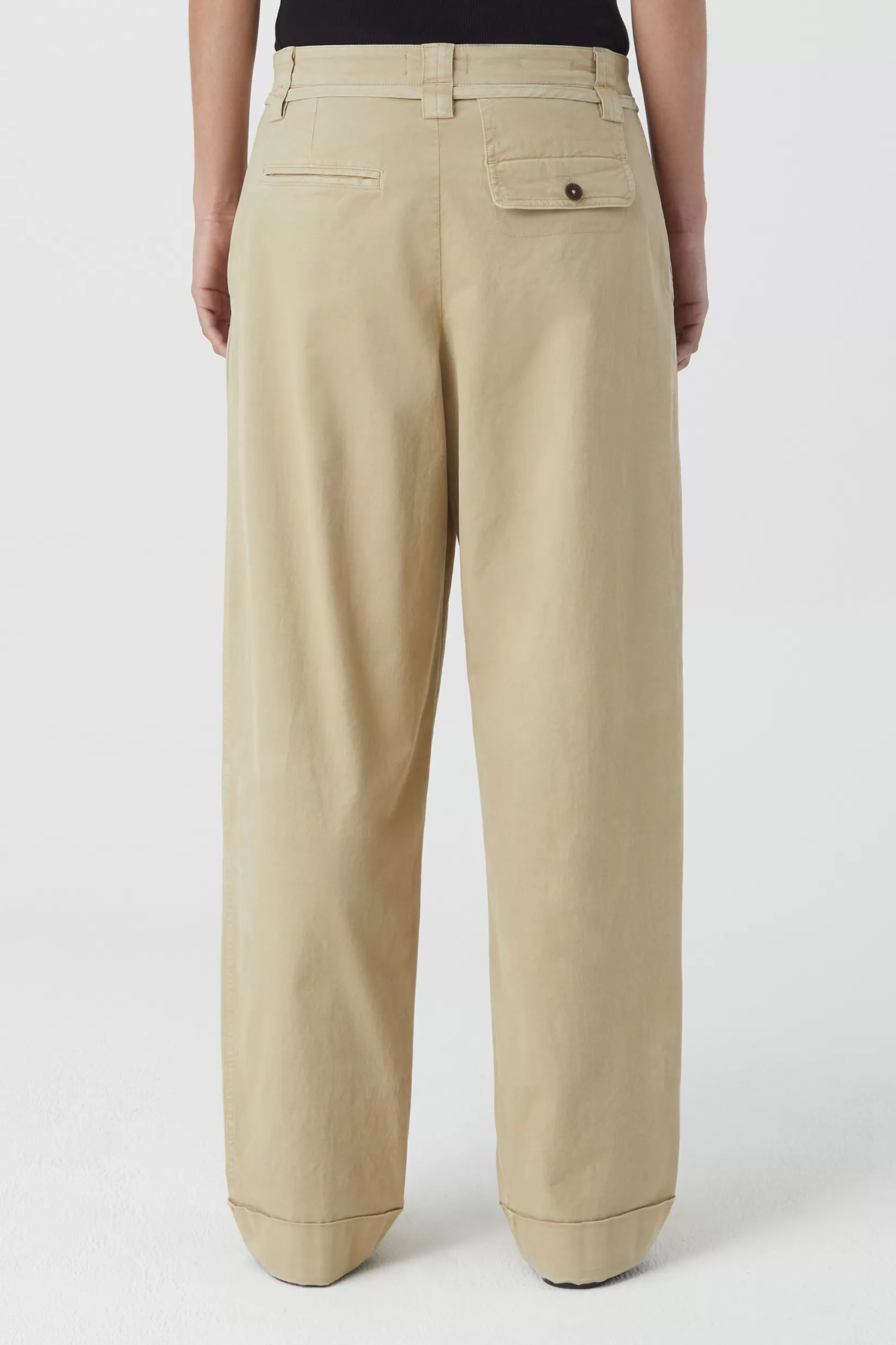 Clearance CLOSED Reydon Pants Aus Organic Cotton Stretch Reed Beige