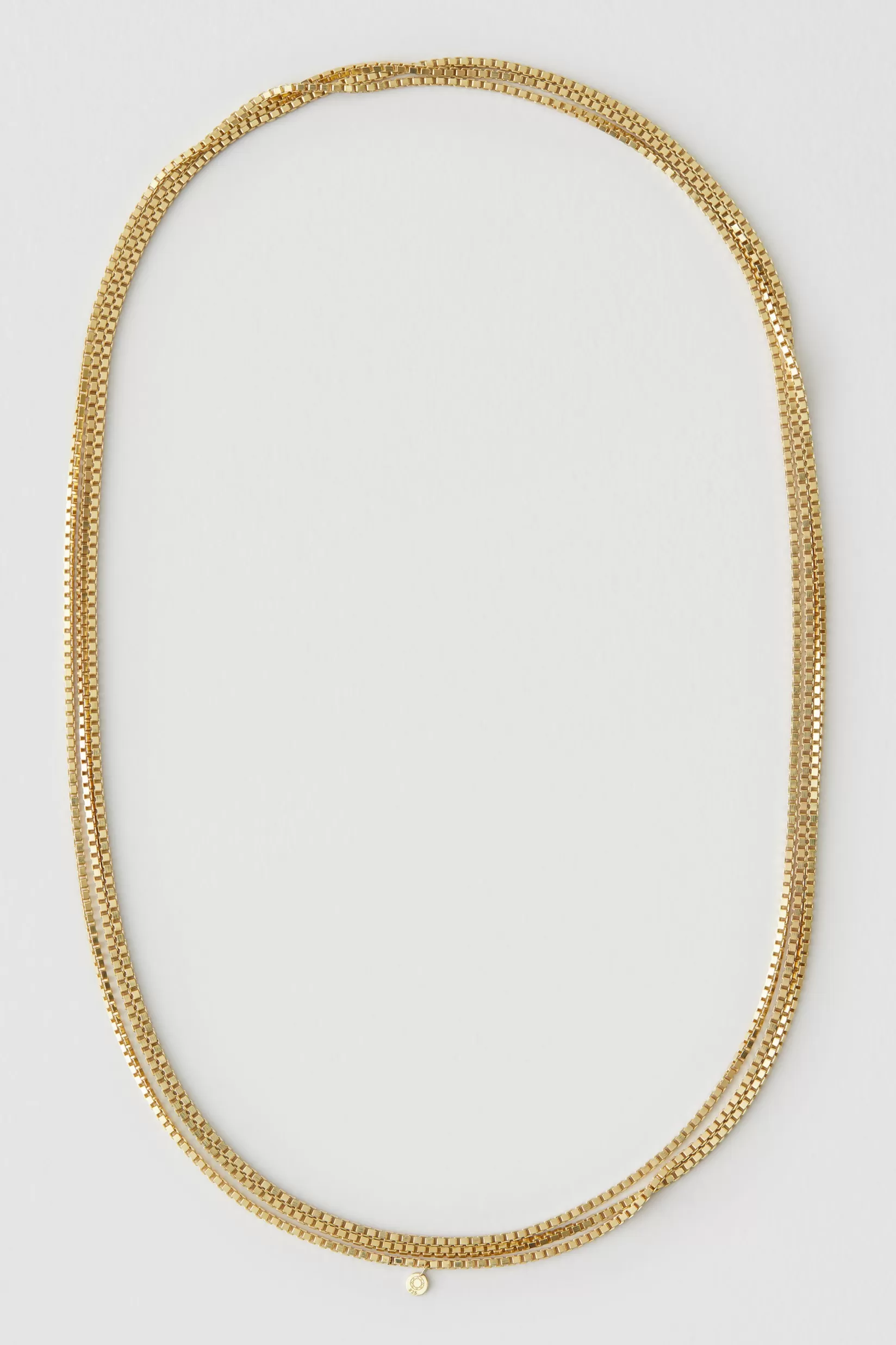 Shop CLOSED Saskia Diez Loop Necklace Very Long Gold