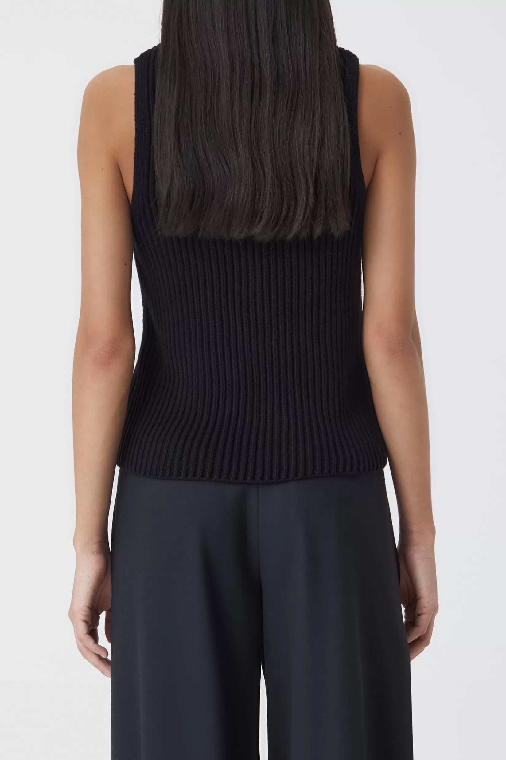 Best CLOSED Short Sleeve Knit Top Black